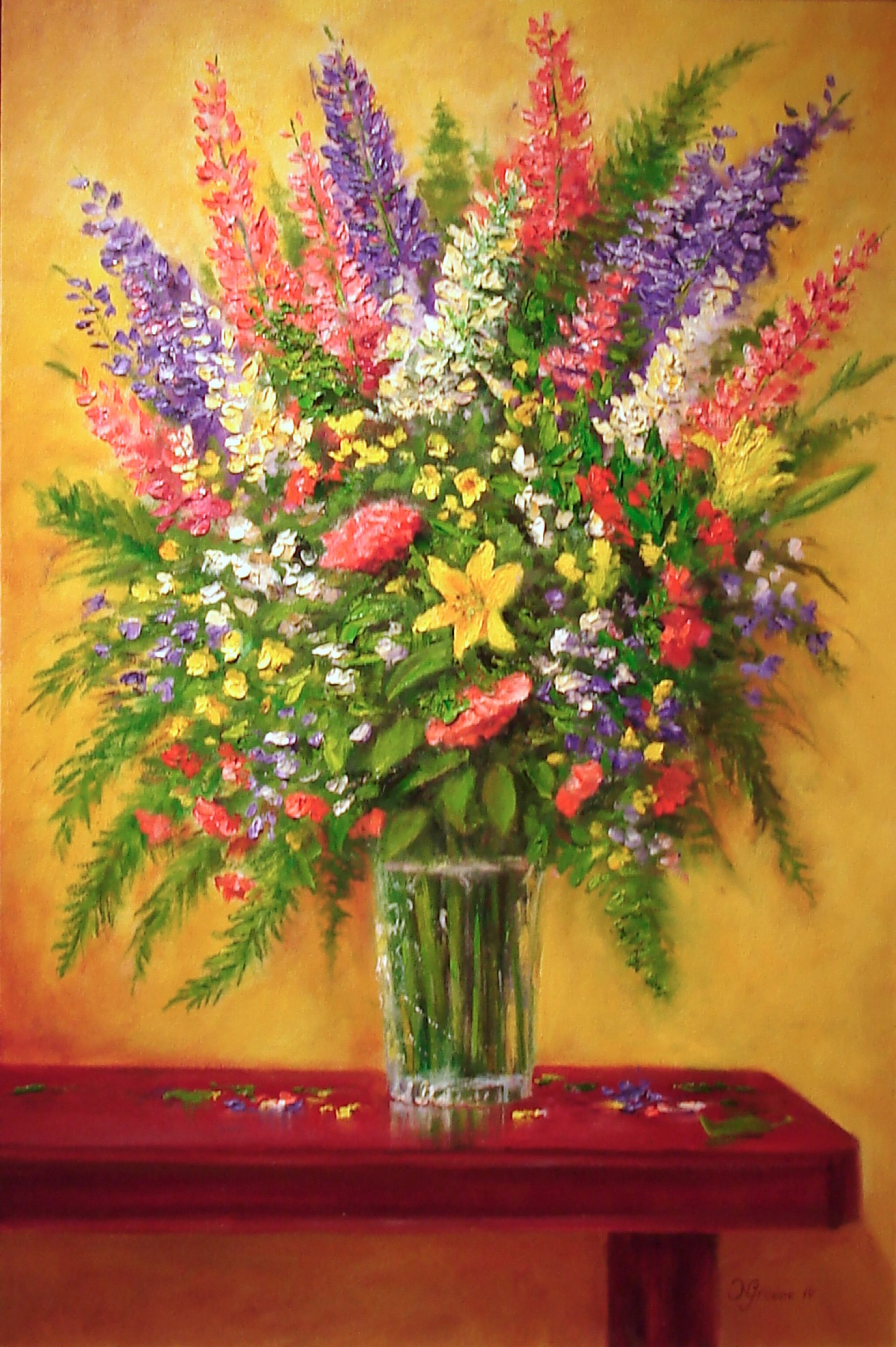 "Lillies & Lupins" by Michael Greene