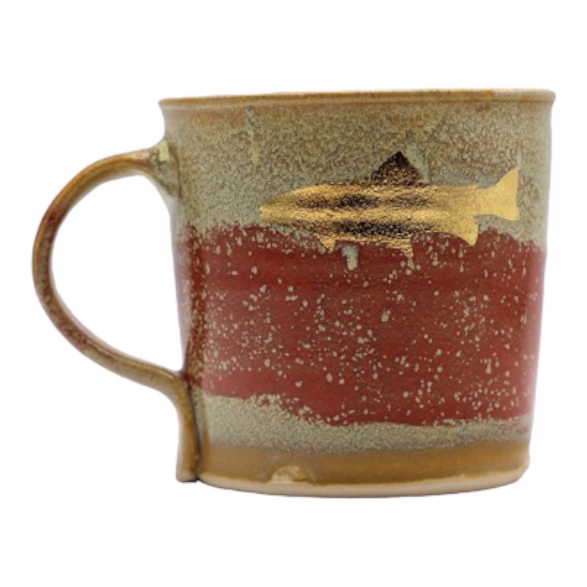 Golden Trout Mug by Stephen Mullins