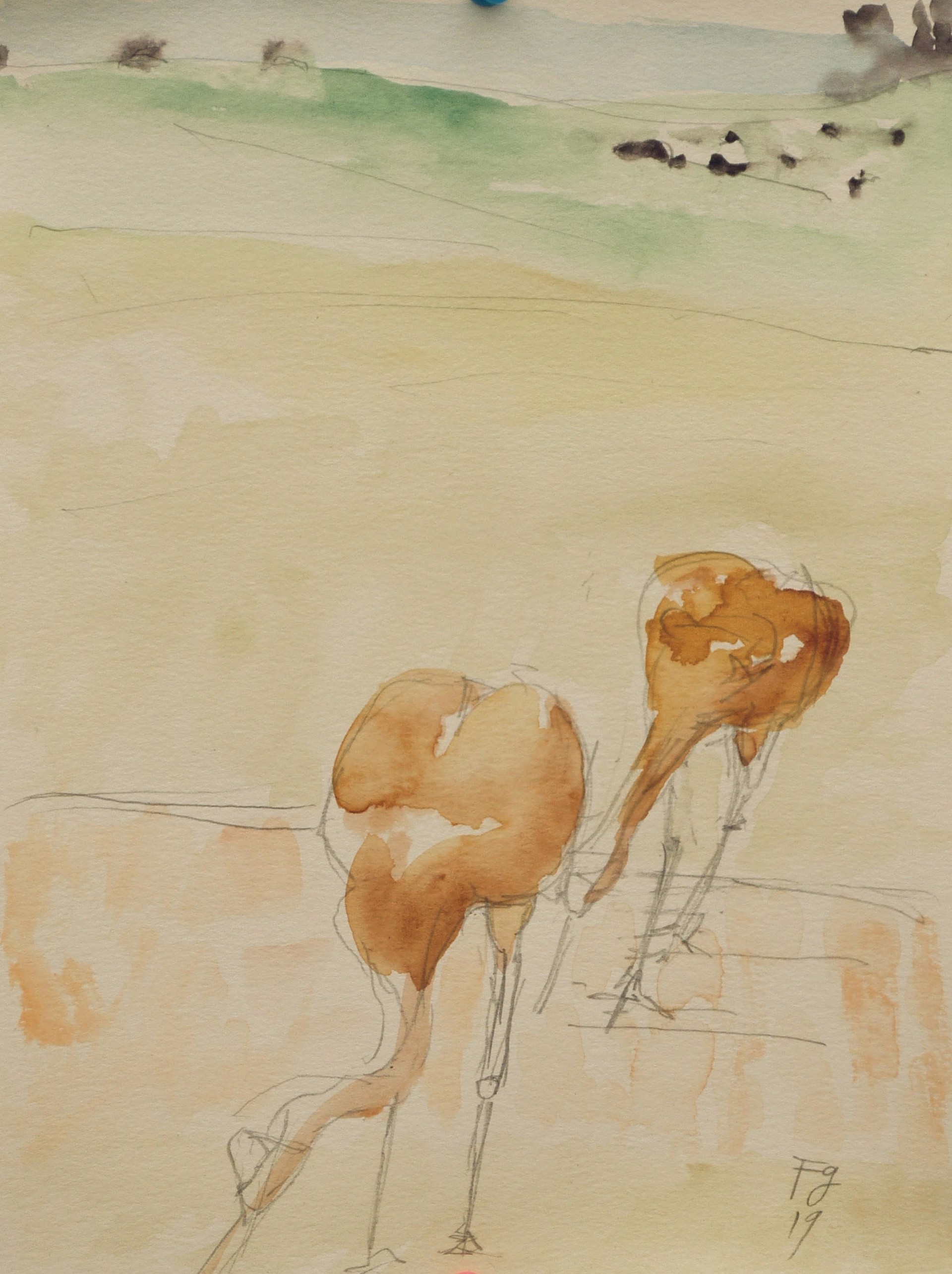 Florence Gray | Two Sandhill Cranes by Modales Nouveau Contest 2023