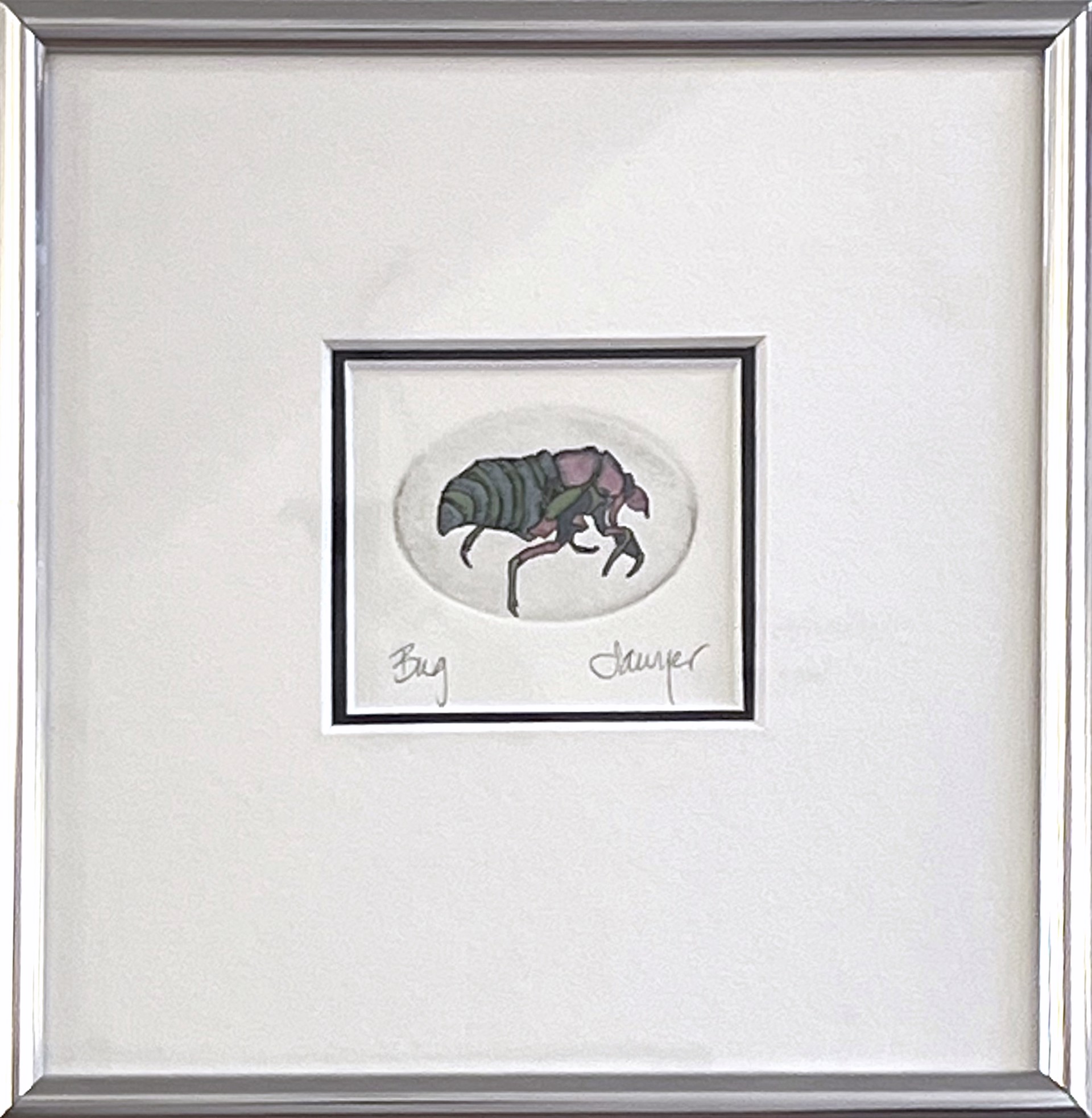 Bug (framed) by Anne Sawyer