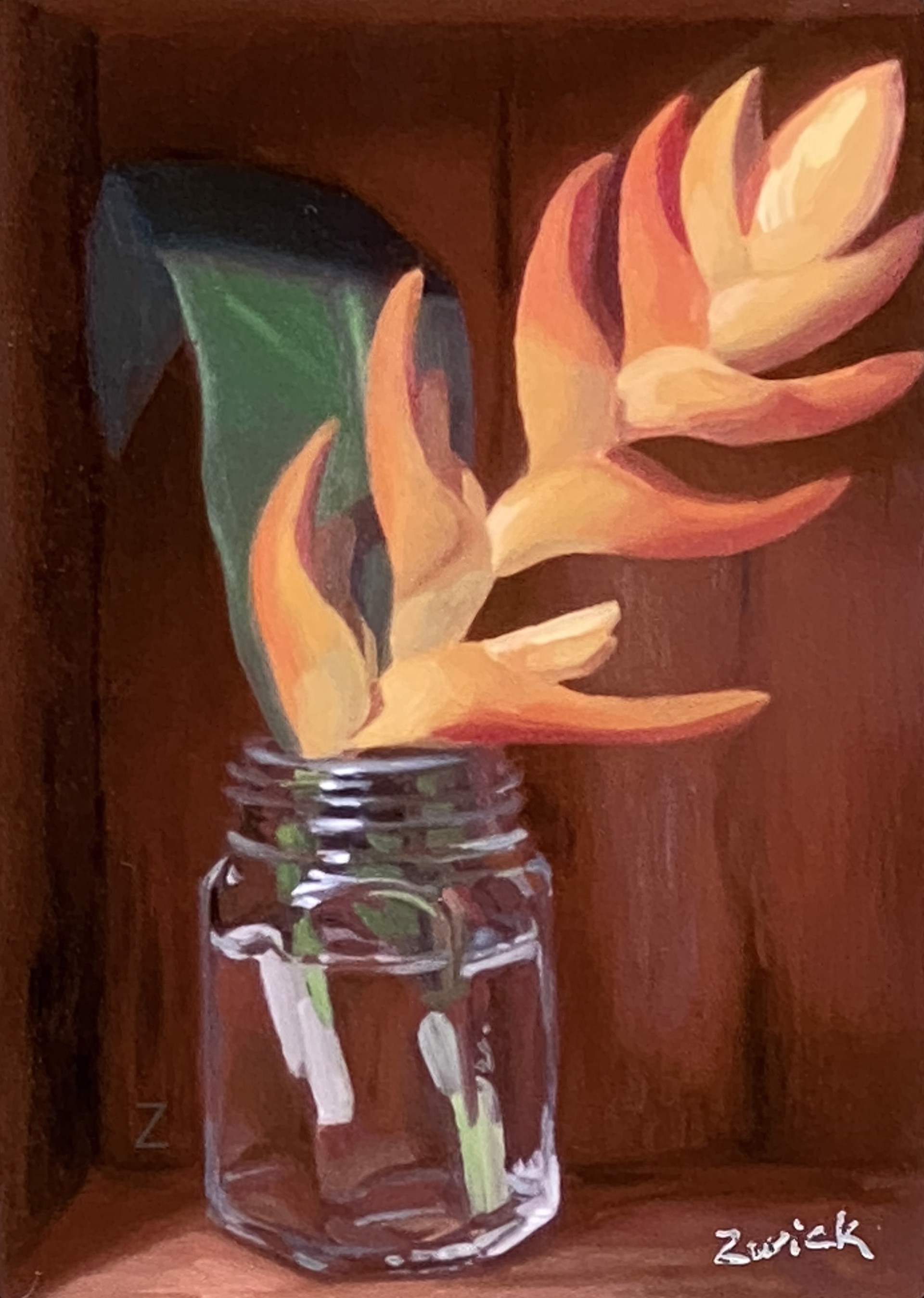 Heliconia in a Box by William Zwick