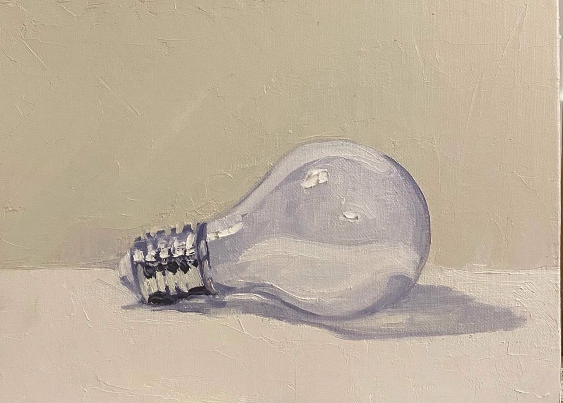 White Light Bulb by Diane Olean