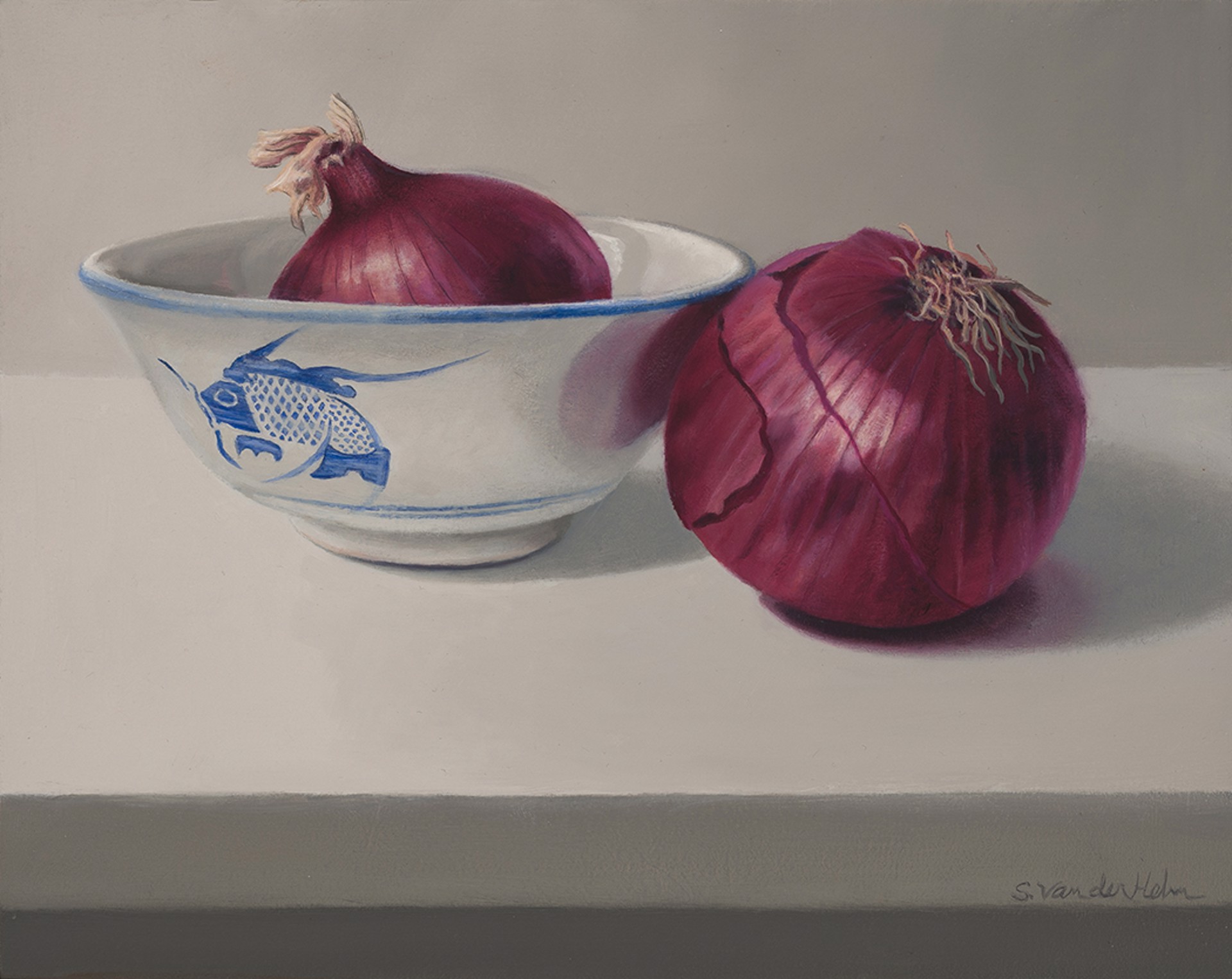 Purple Onions by Sarah van der Helm