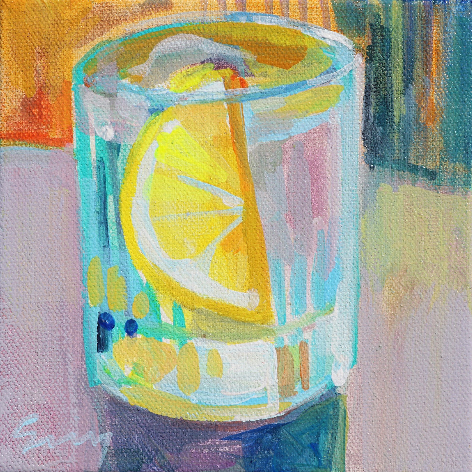 Cocktail Party 3- SOLD by Erin Gregory
