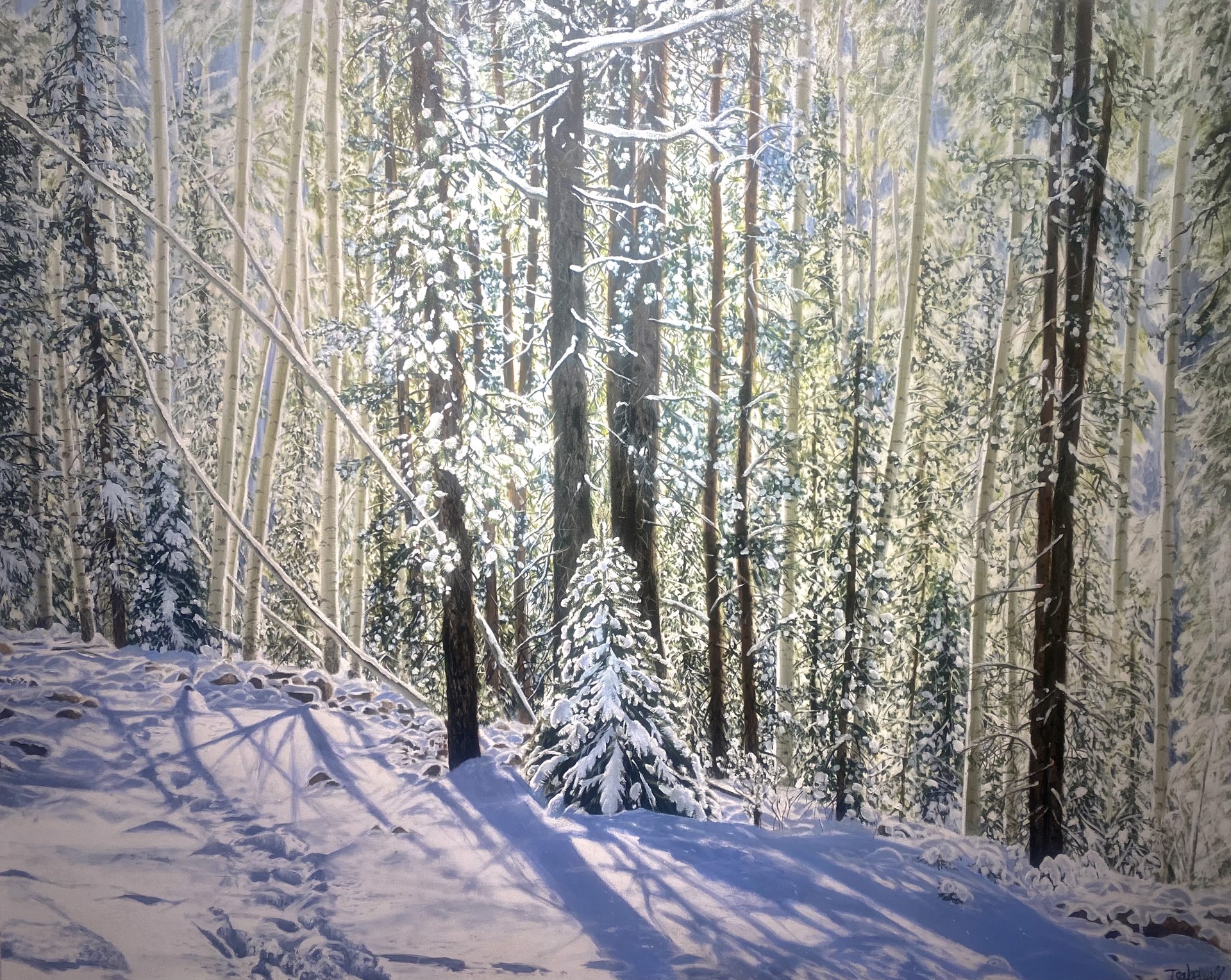 A Winter Hike by Isabella Garaffa