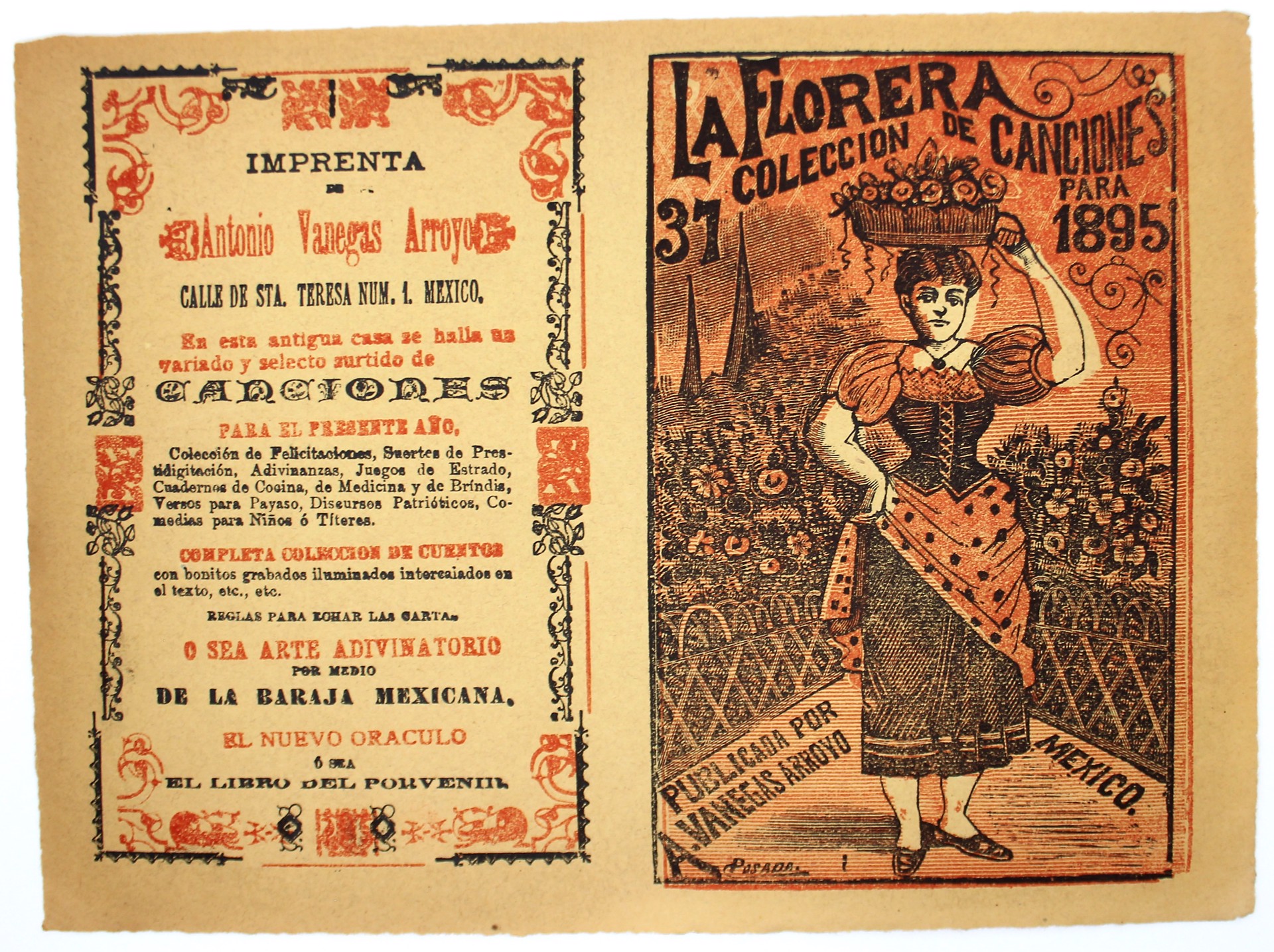La Florera. Coleccion de canciones, No. 37 by José Guadalupe Posada