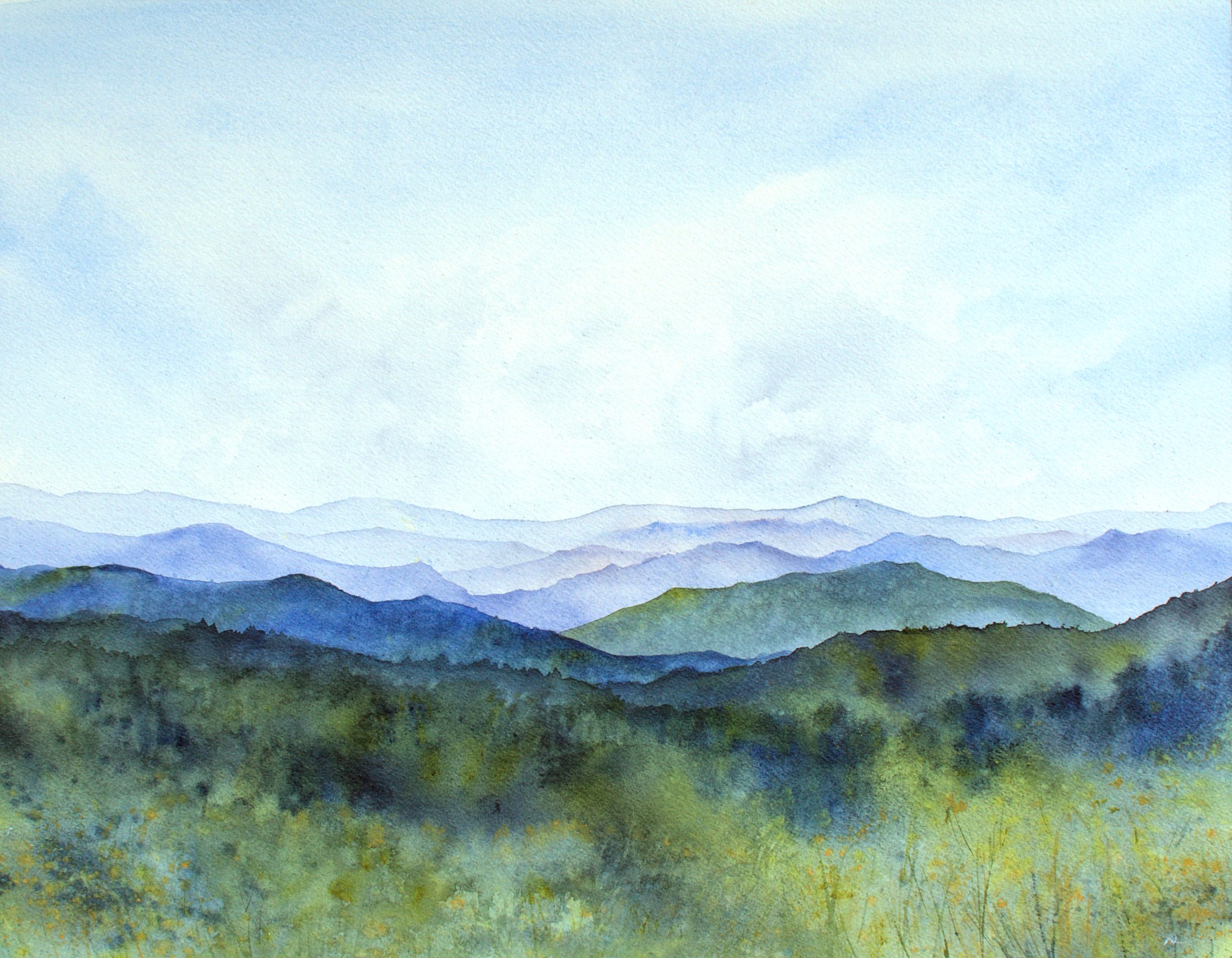 Spring Mountains by Bronwen McCormick