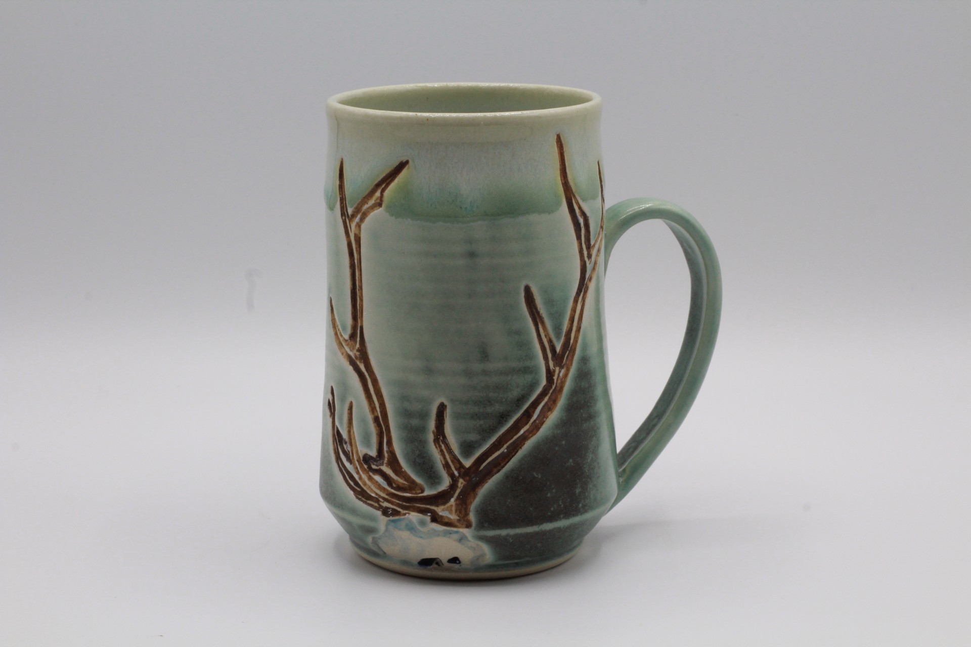 Antler Stein by Katie Redfield