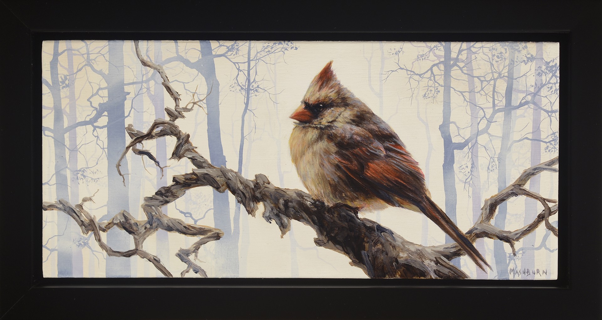Cardinal in Winter by Brian Mashburn