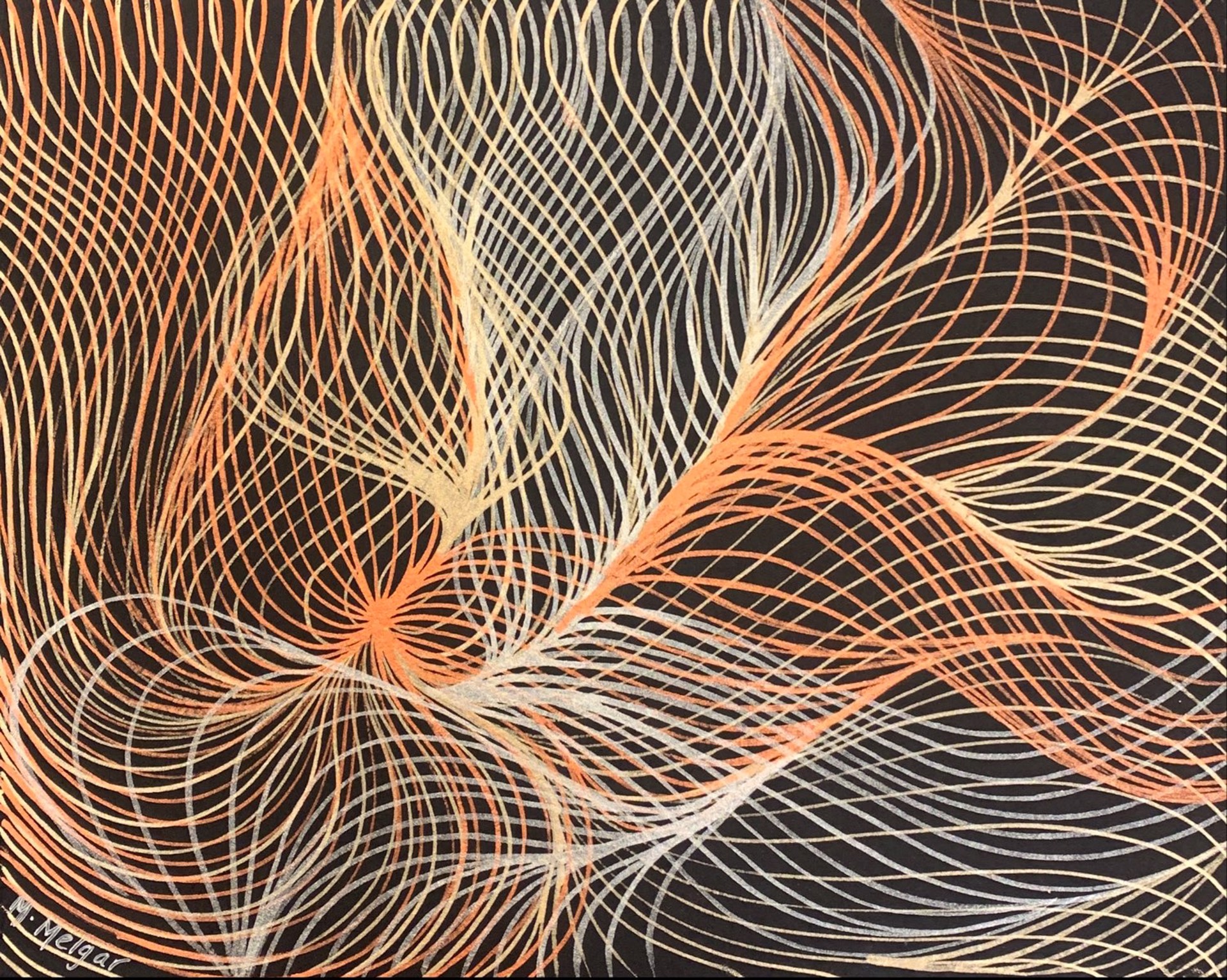 Orange Wave by Monica Melgar