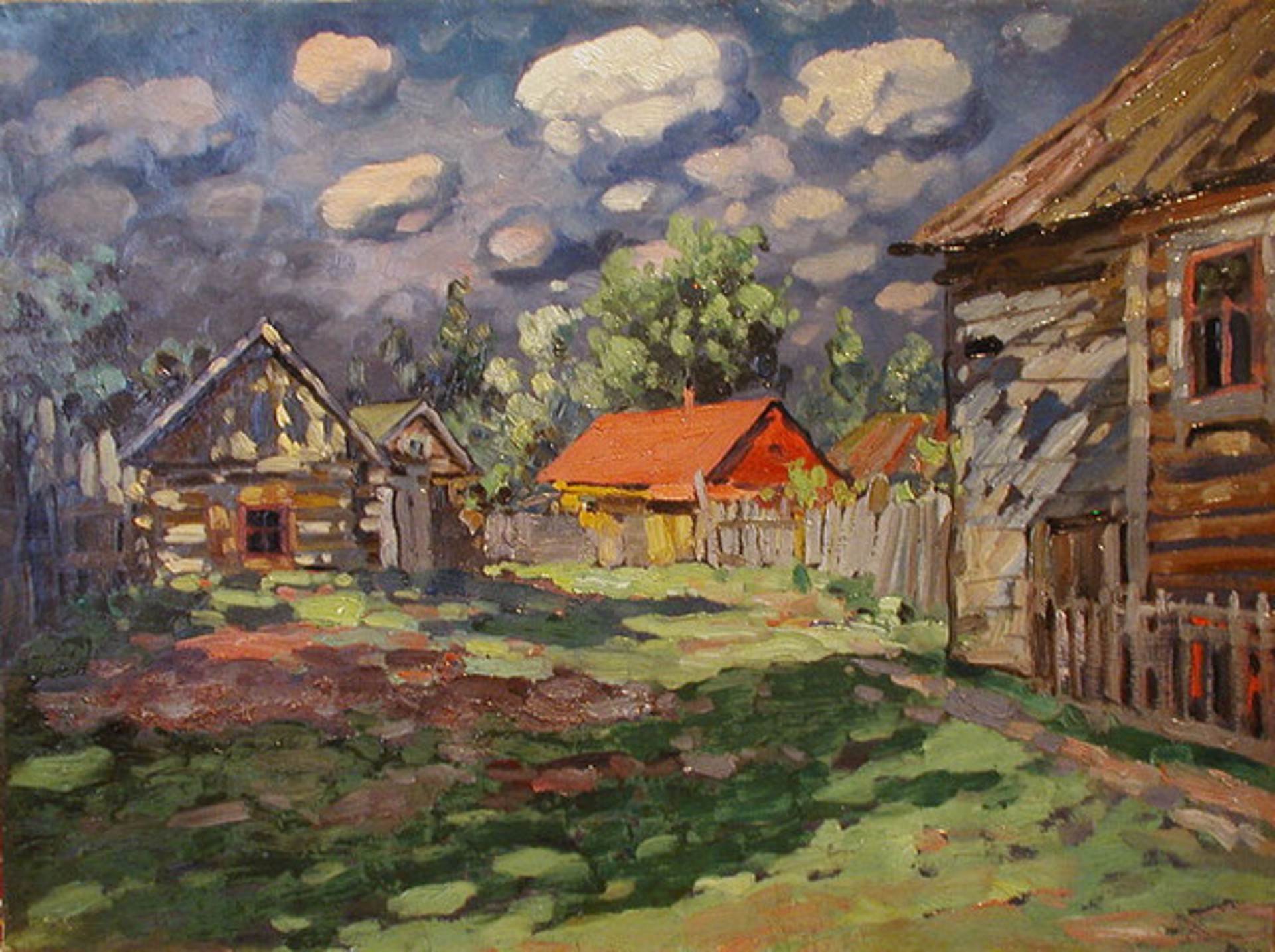 Yard by Vasily Martynov
