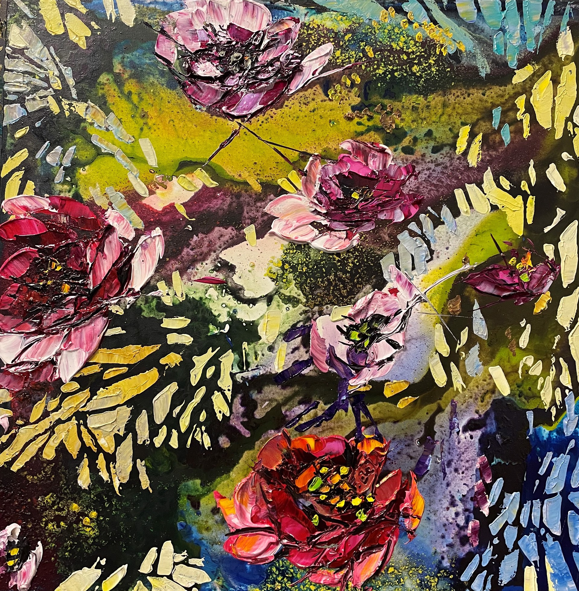 Abstract Floral by Maya Eventov