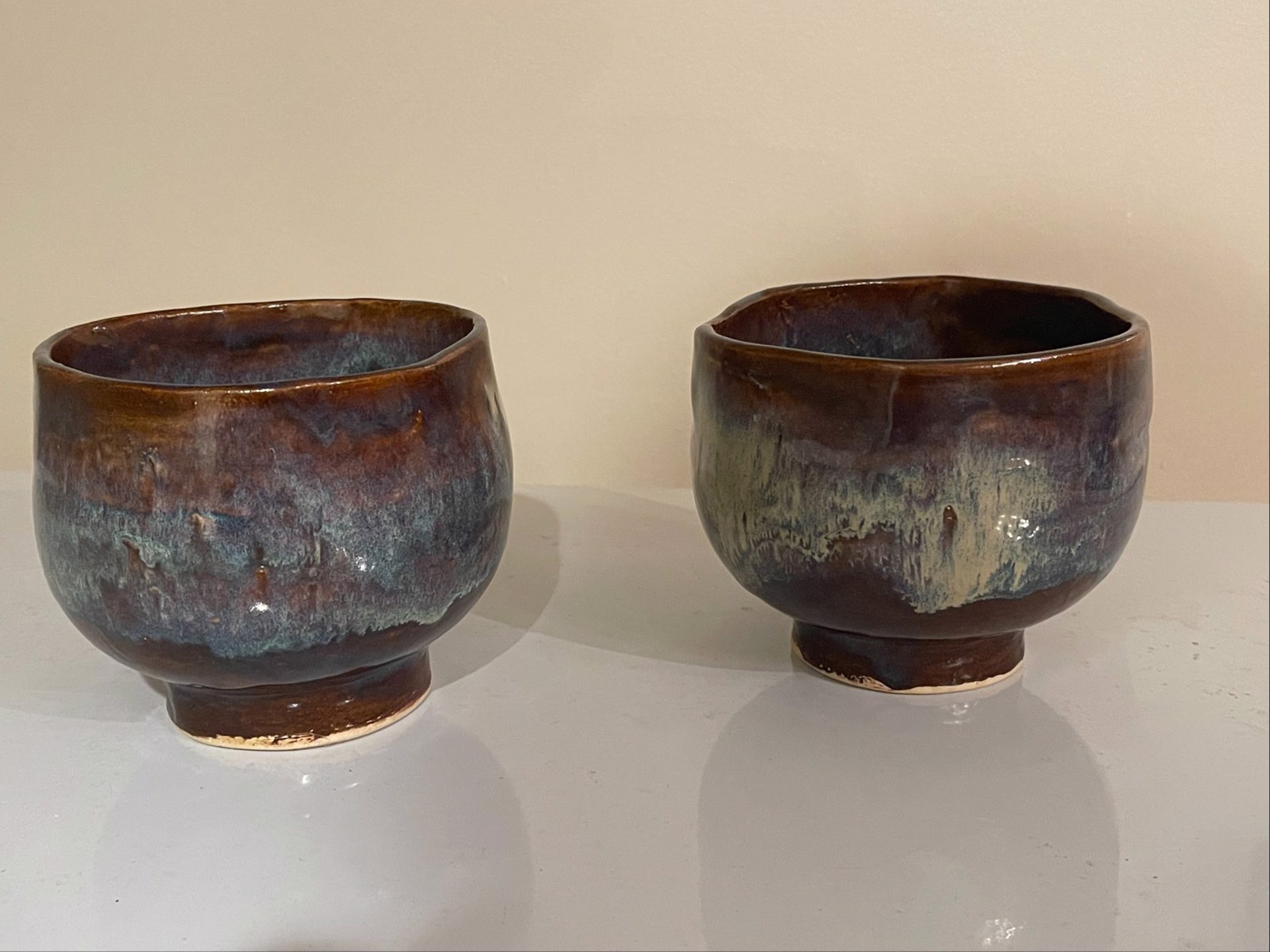 Blue Tea Bowl Set by Patricia Simpson