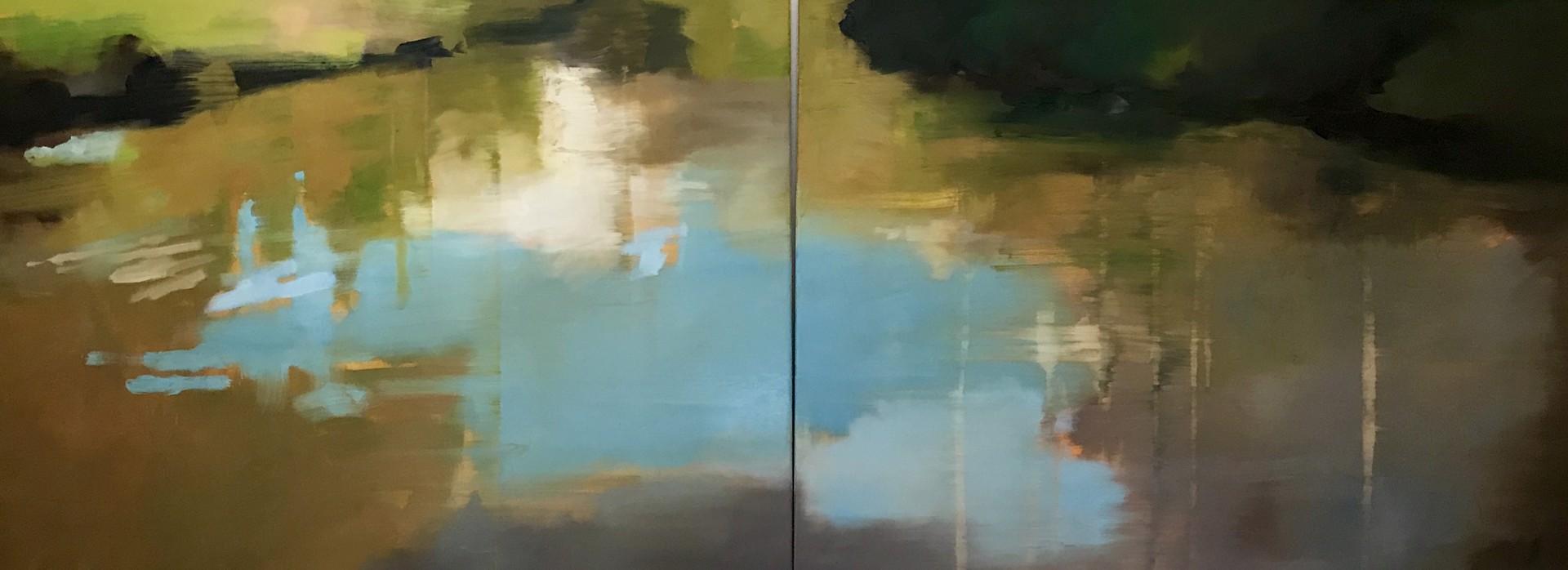 River Diptych by Jane Kell