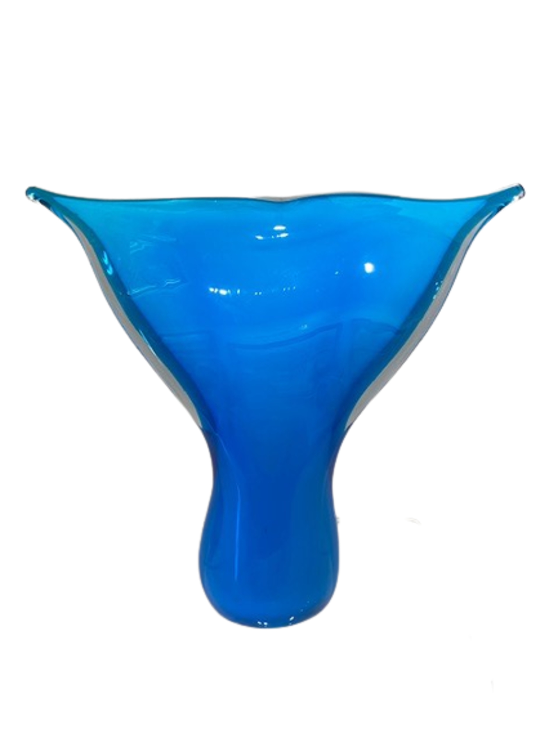 Whale's Tail Table Top by V Handblown Glass