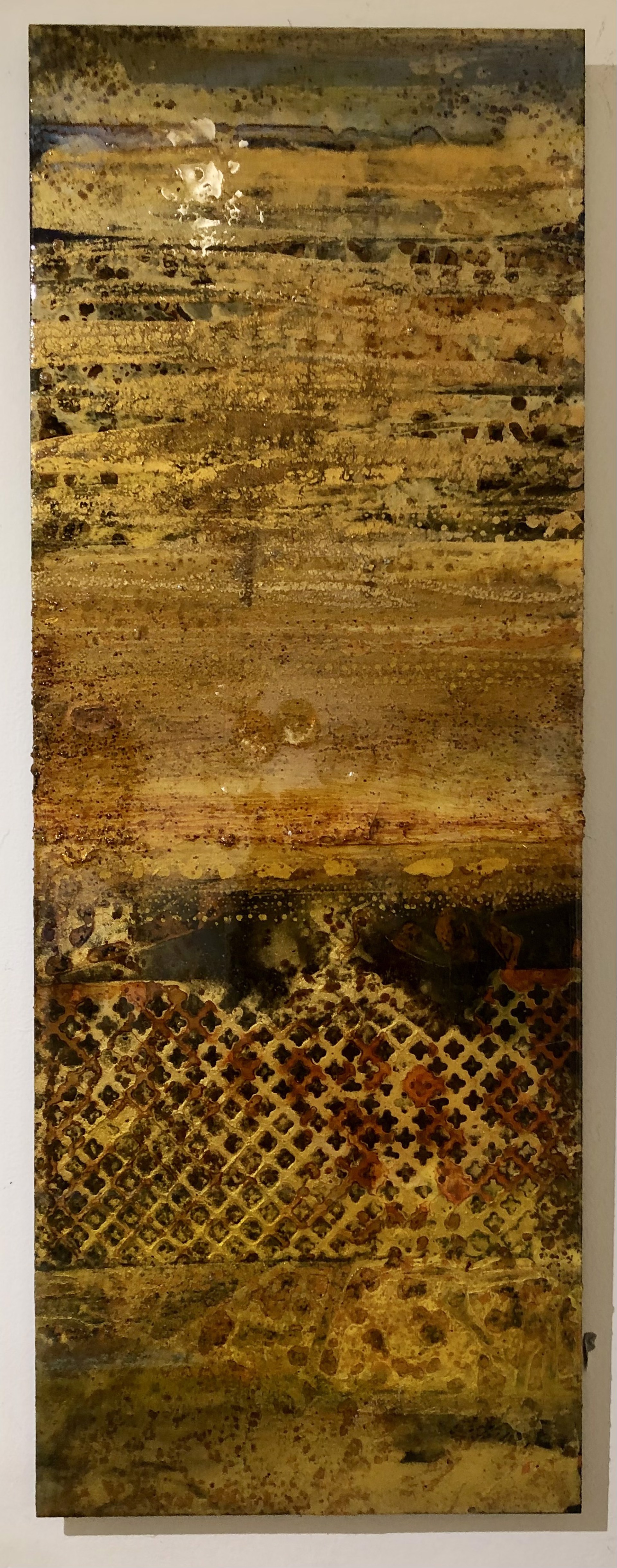 32 by 12 Gold Tile B by Mike Elsass