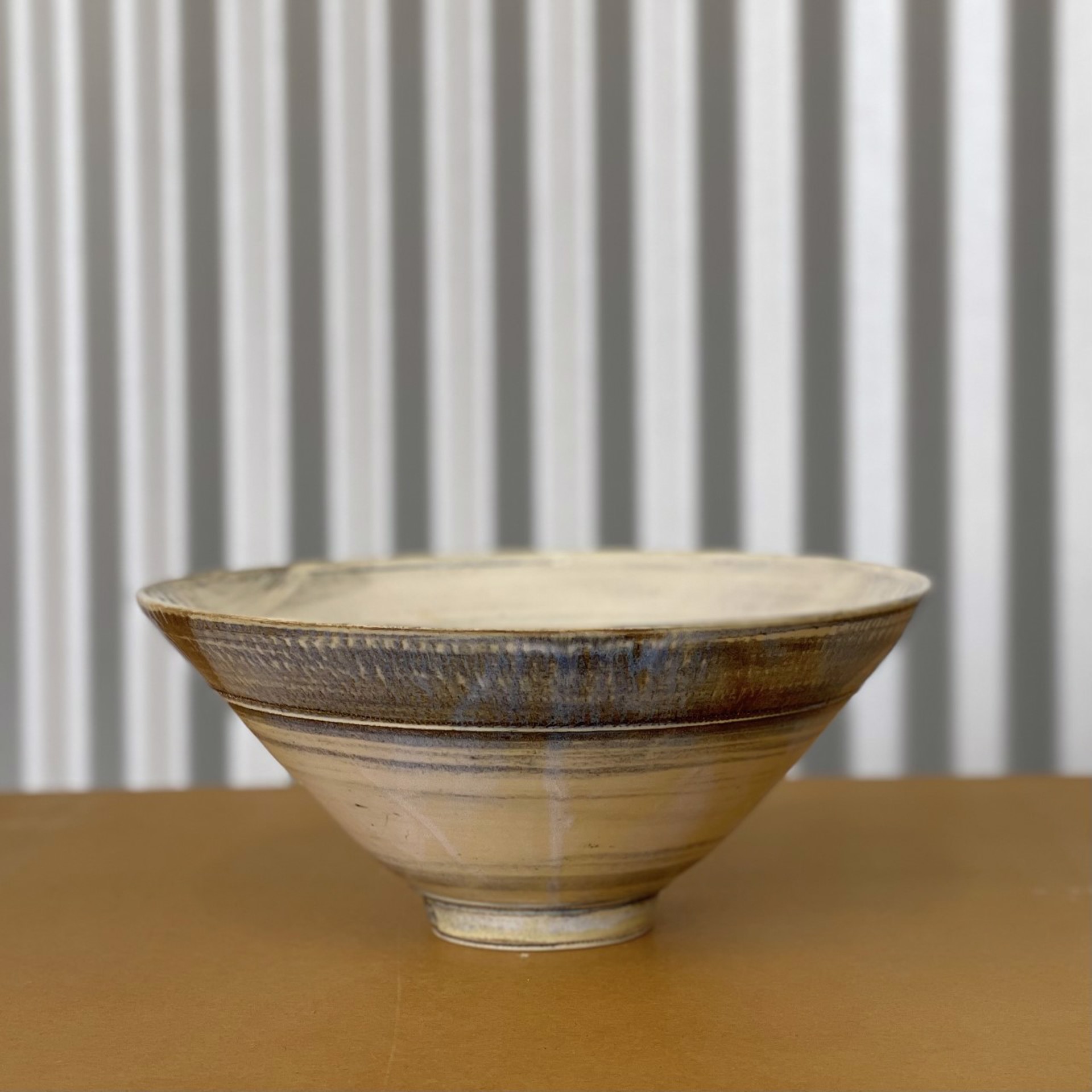 Faded Denim Salad Bowl by Mary Roberts