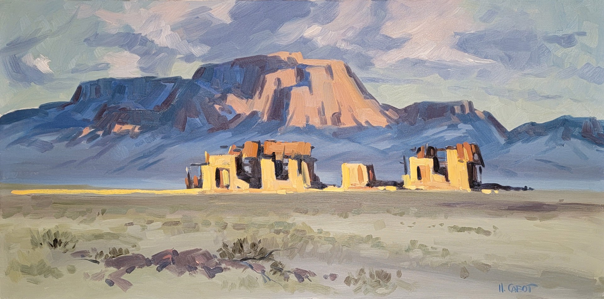 Ranch Ruin, the Wonderful Country ~ Inquire to Order by Giclees Hugh Cabot