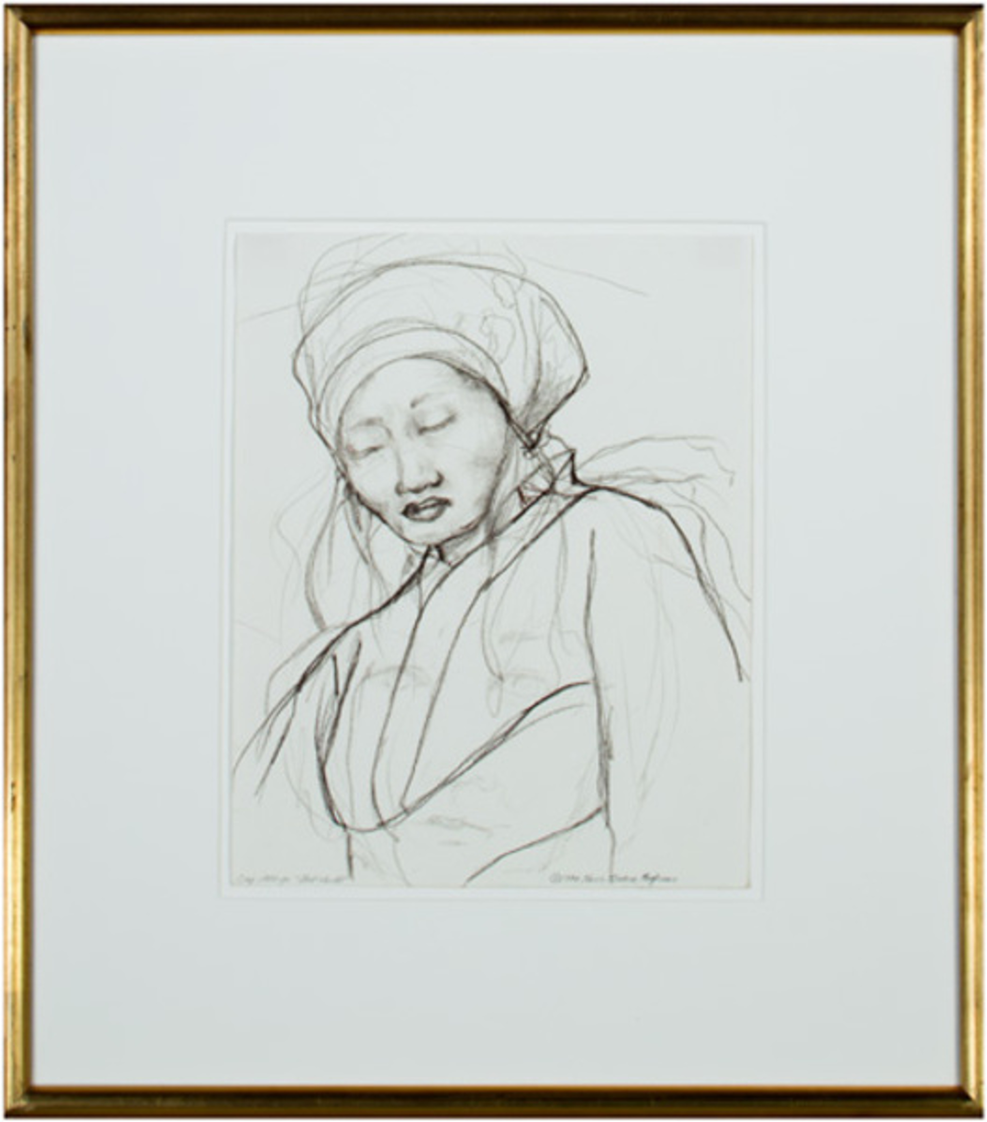Original sketch for "God in All" by Karin Krohne Kaufman