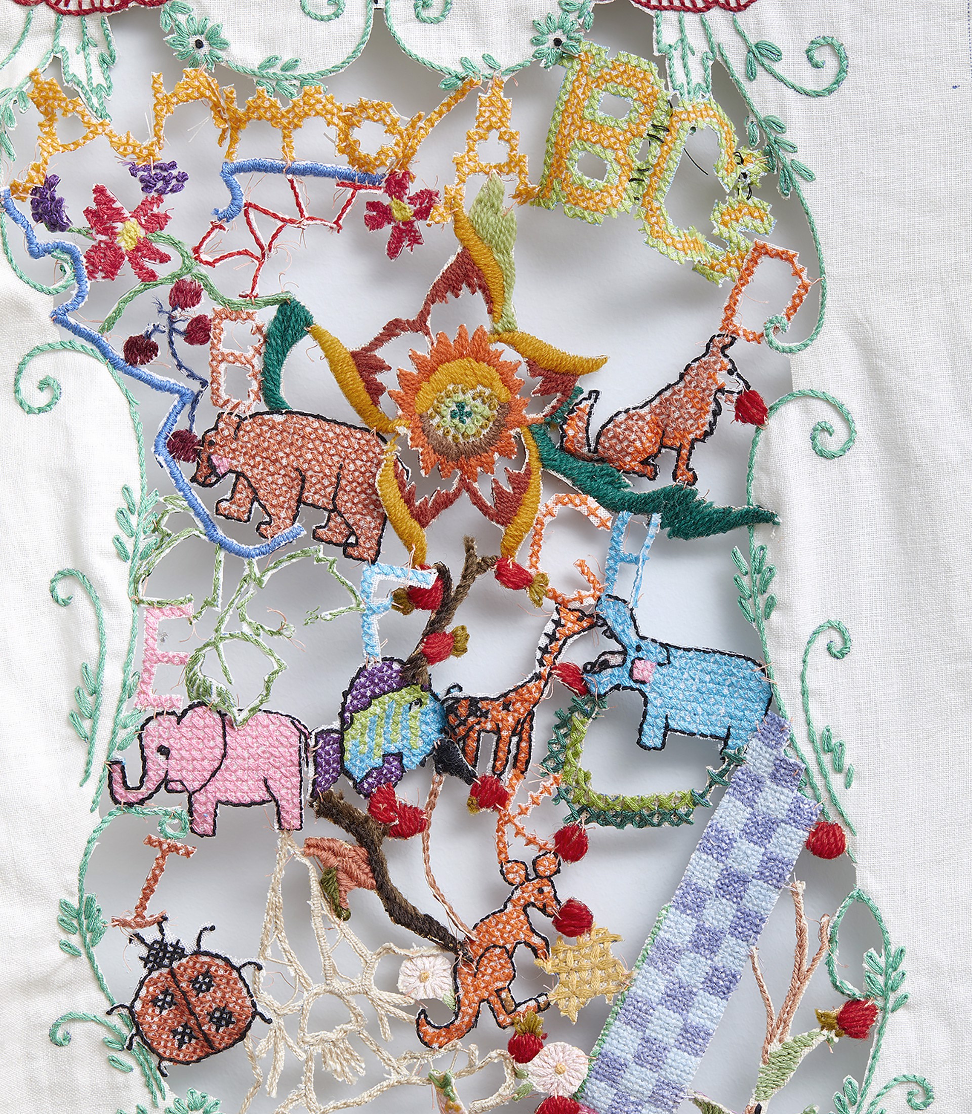 Piecing together: Animal ABC's te amo, 2022. by Venetia Dale