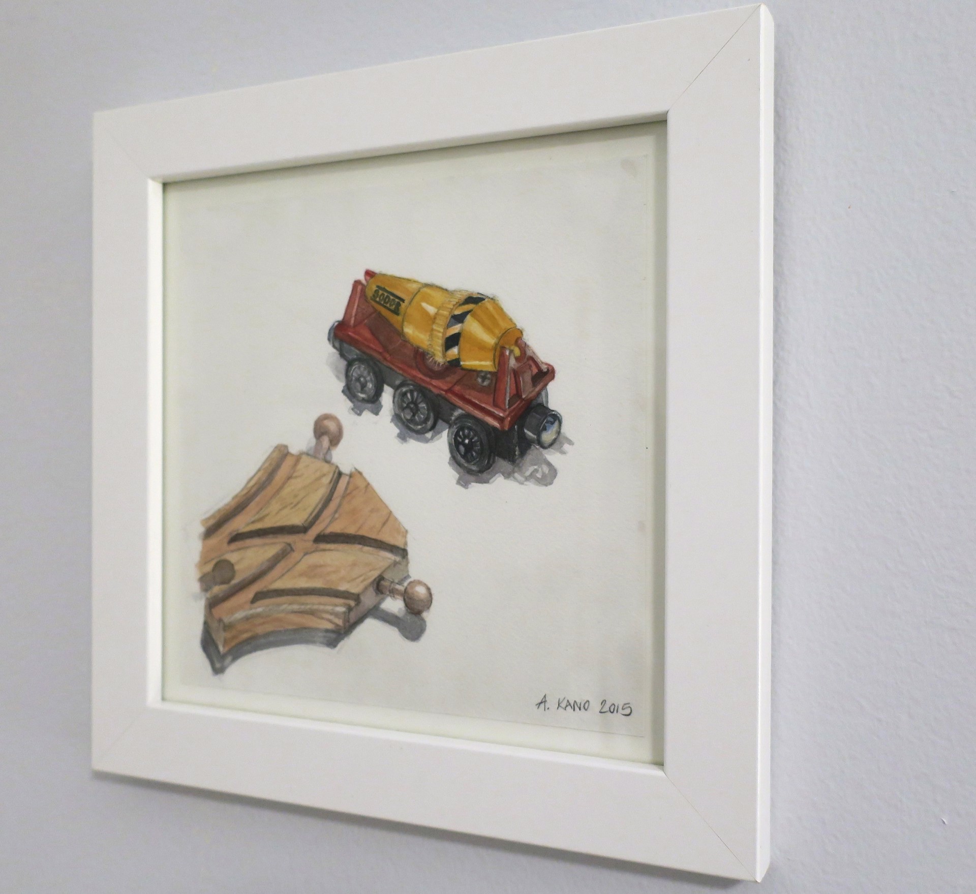 Cement Mixer and Track by Aki Kano