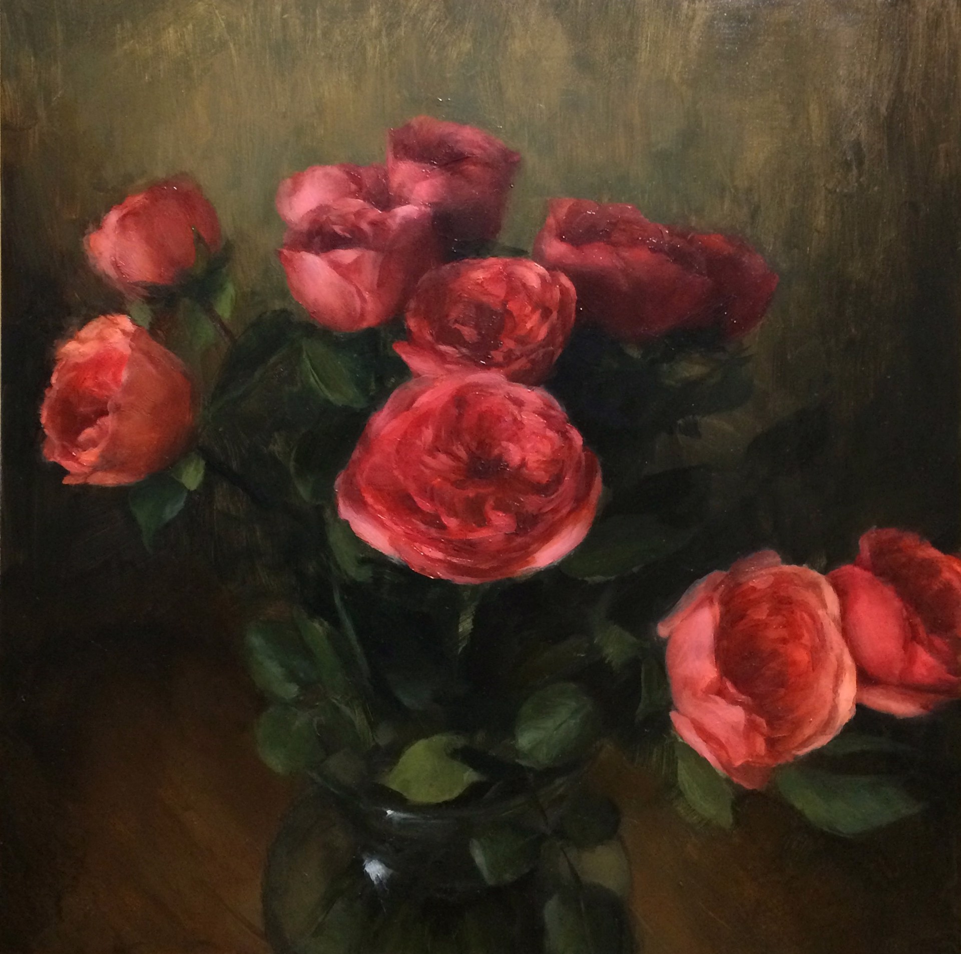 Garden Roses by Larisa Brechun
