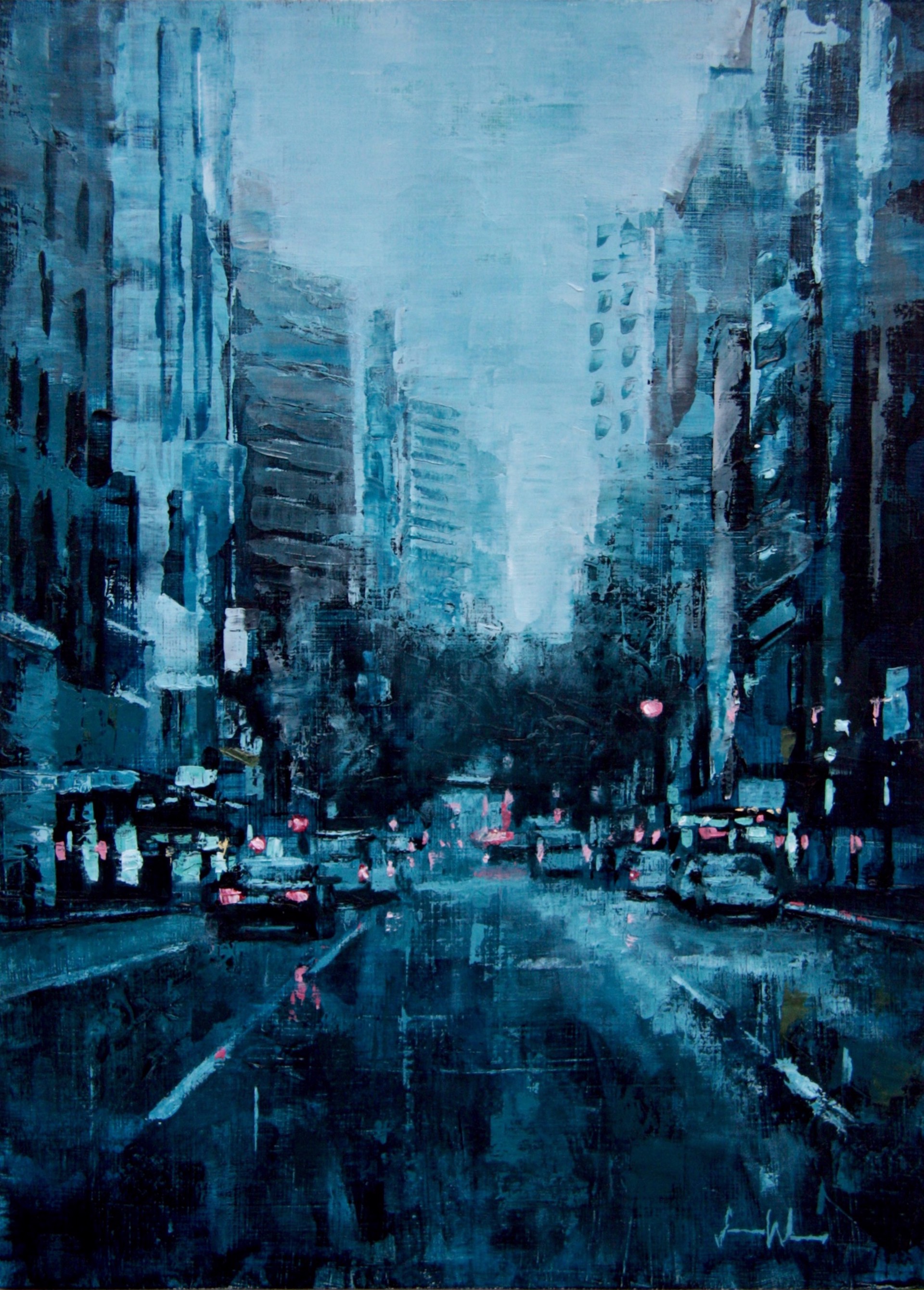 Autumn Rain on Clarence by Stephen Williams
