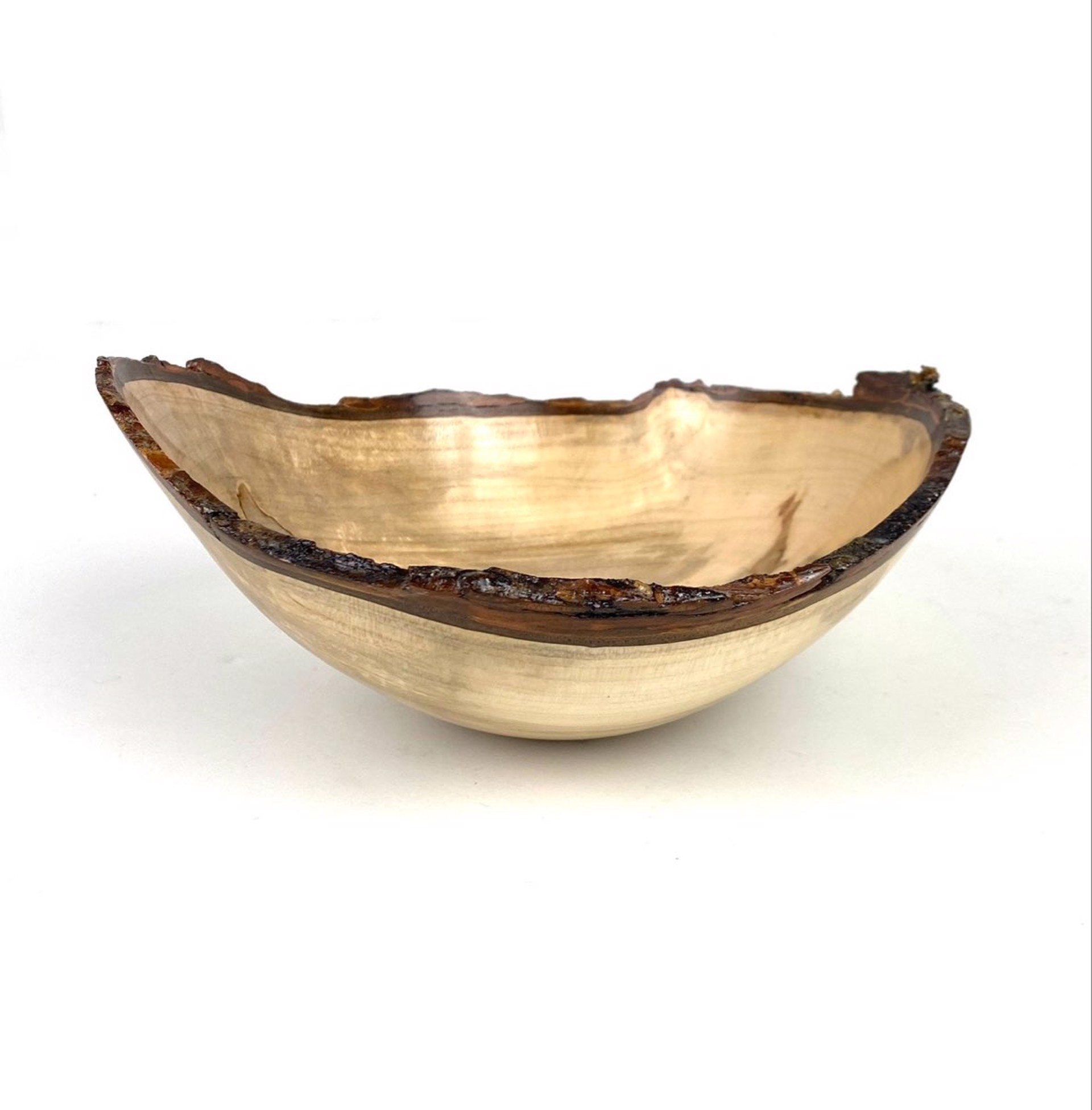 Maple Bowl with Natural Edge by Don Moore