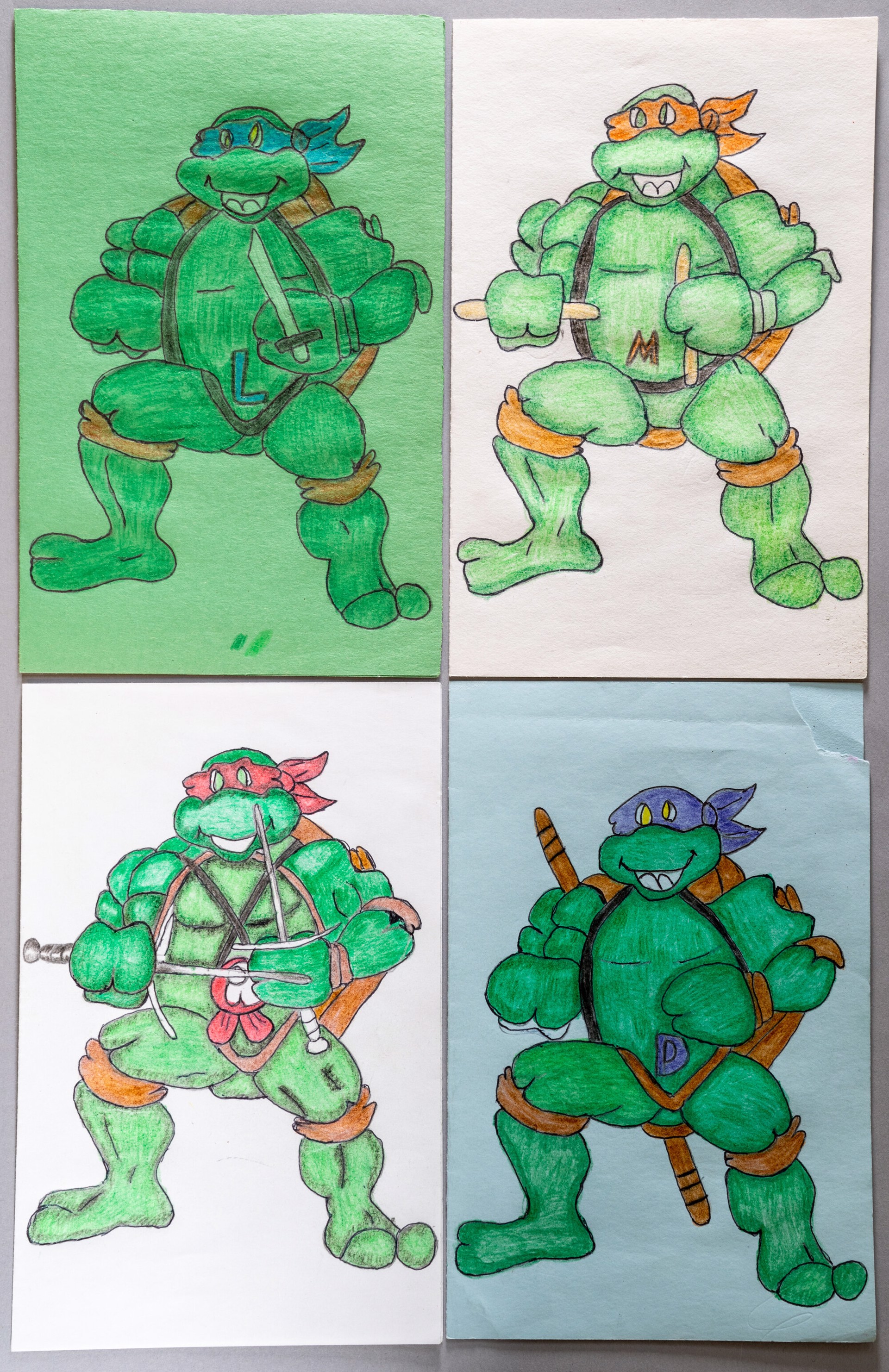 All 4 Ninja Turtles by C.B.