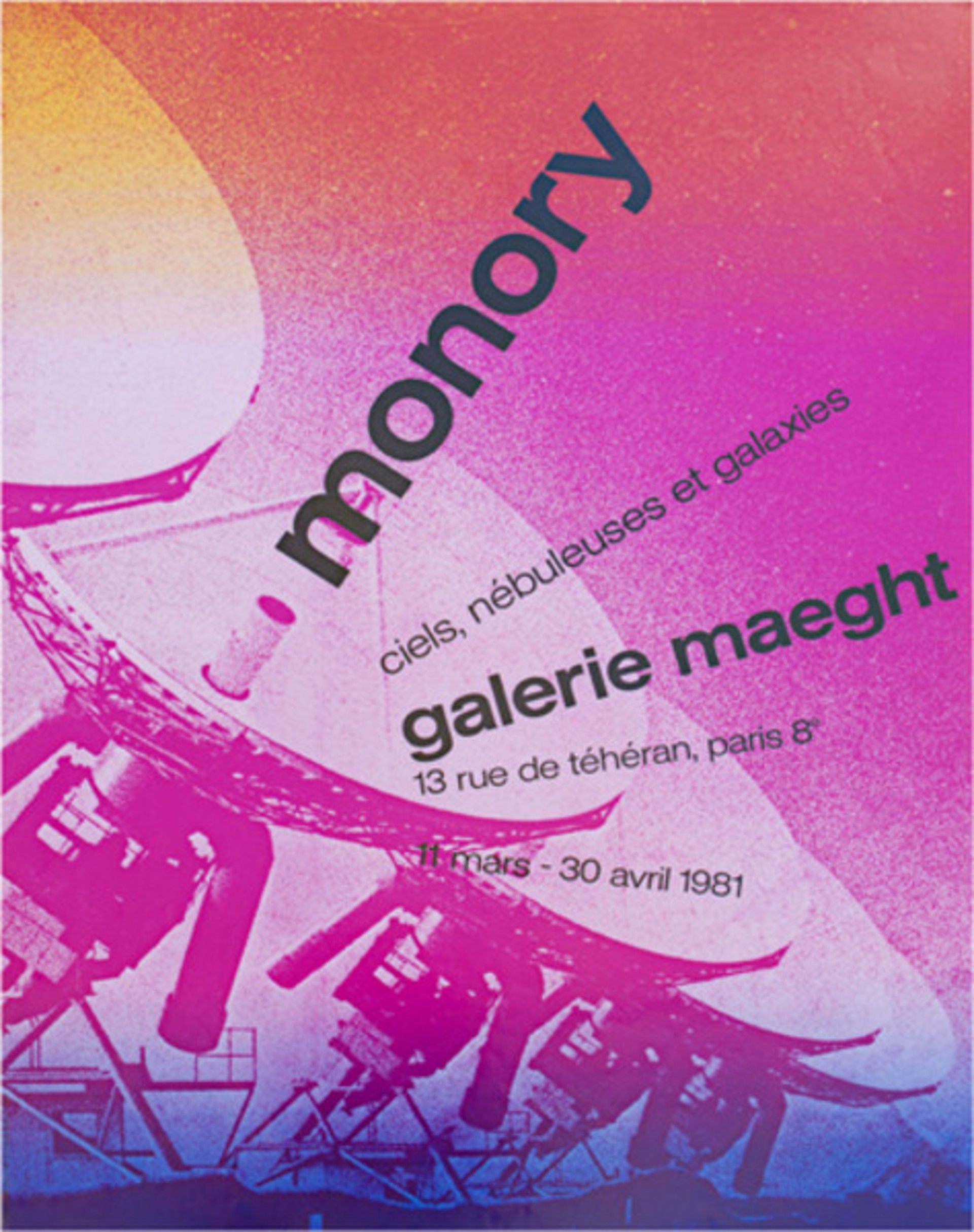 Monory - Galerie Maeght by Jacques Monory
