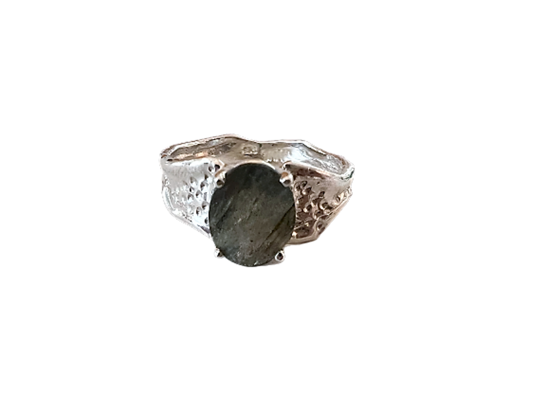 Ripple Ring - Labradorite Oval by Kristen Baird