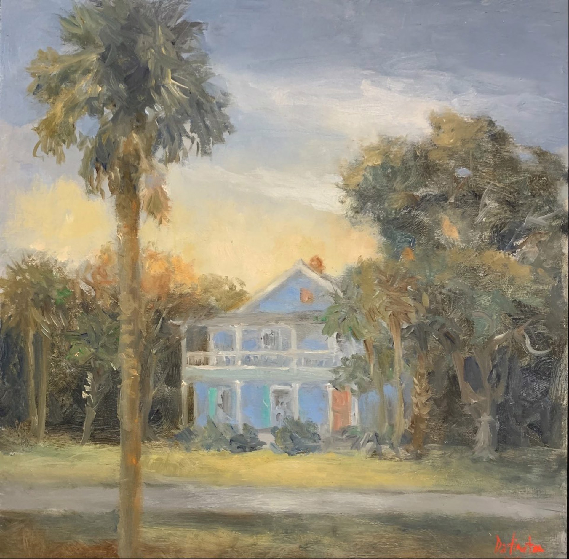 Blue Captain's House by Jim Darlington
