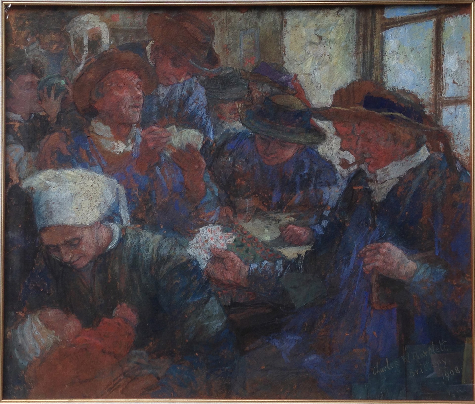 Card Players by Charles Bartlett