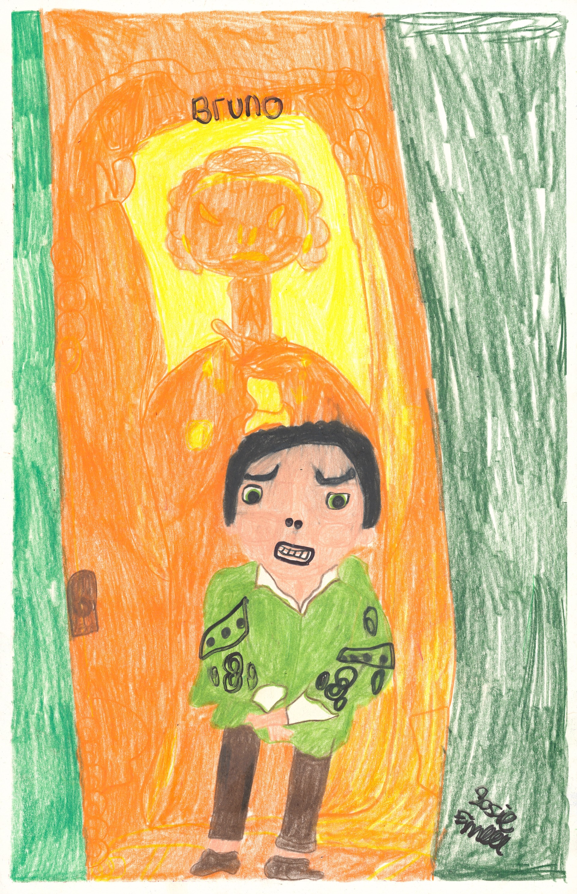 Boy in Green Jacket by Josephine Finnell