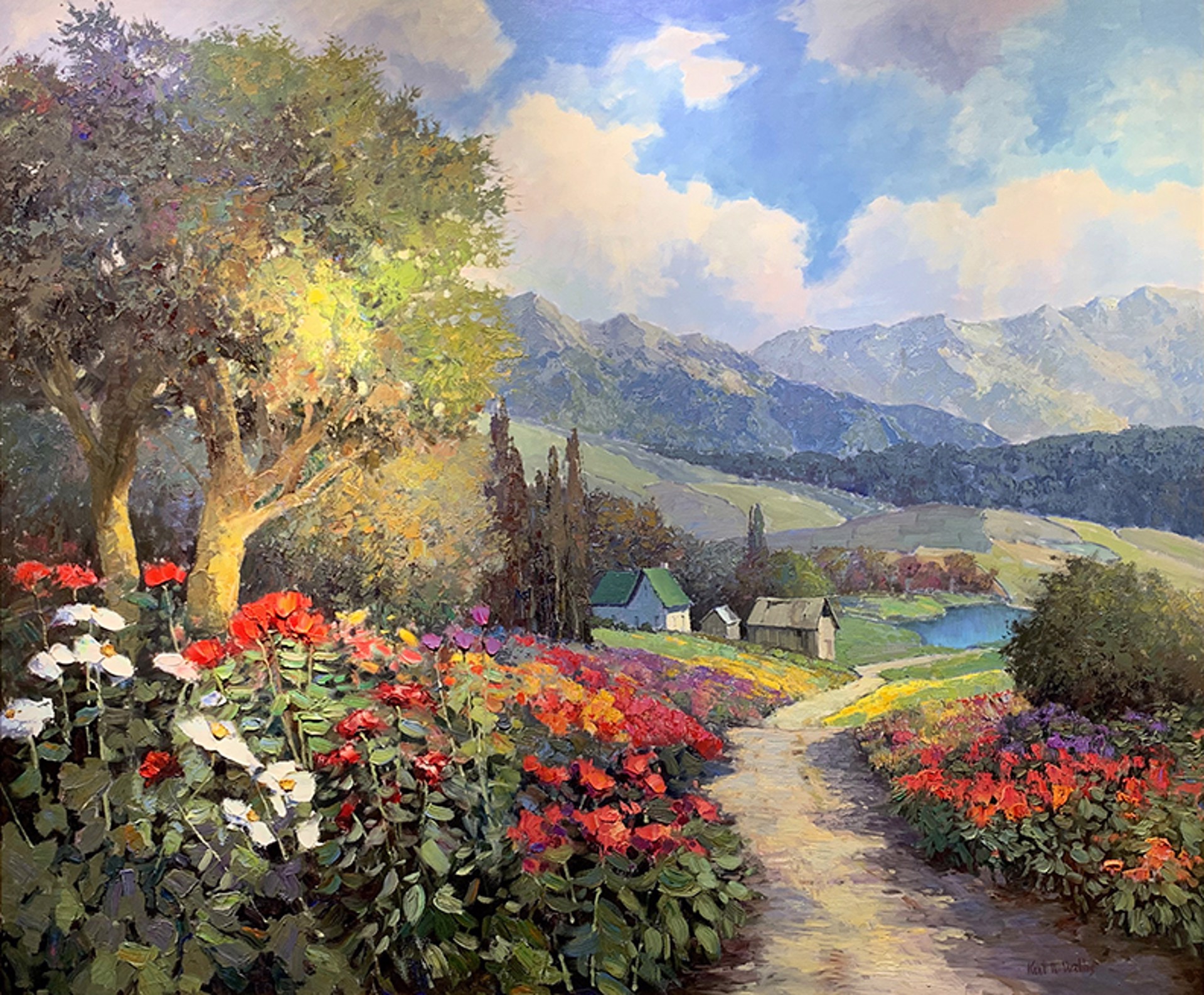 High in the Mountains by Kent R. Wallis