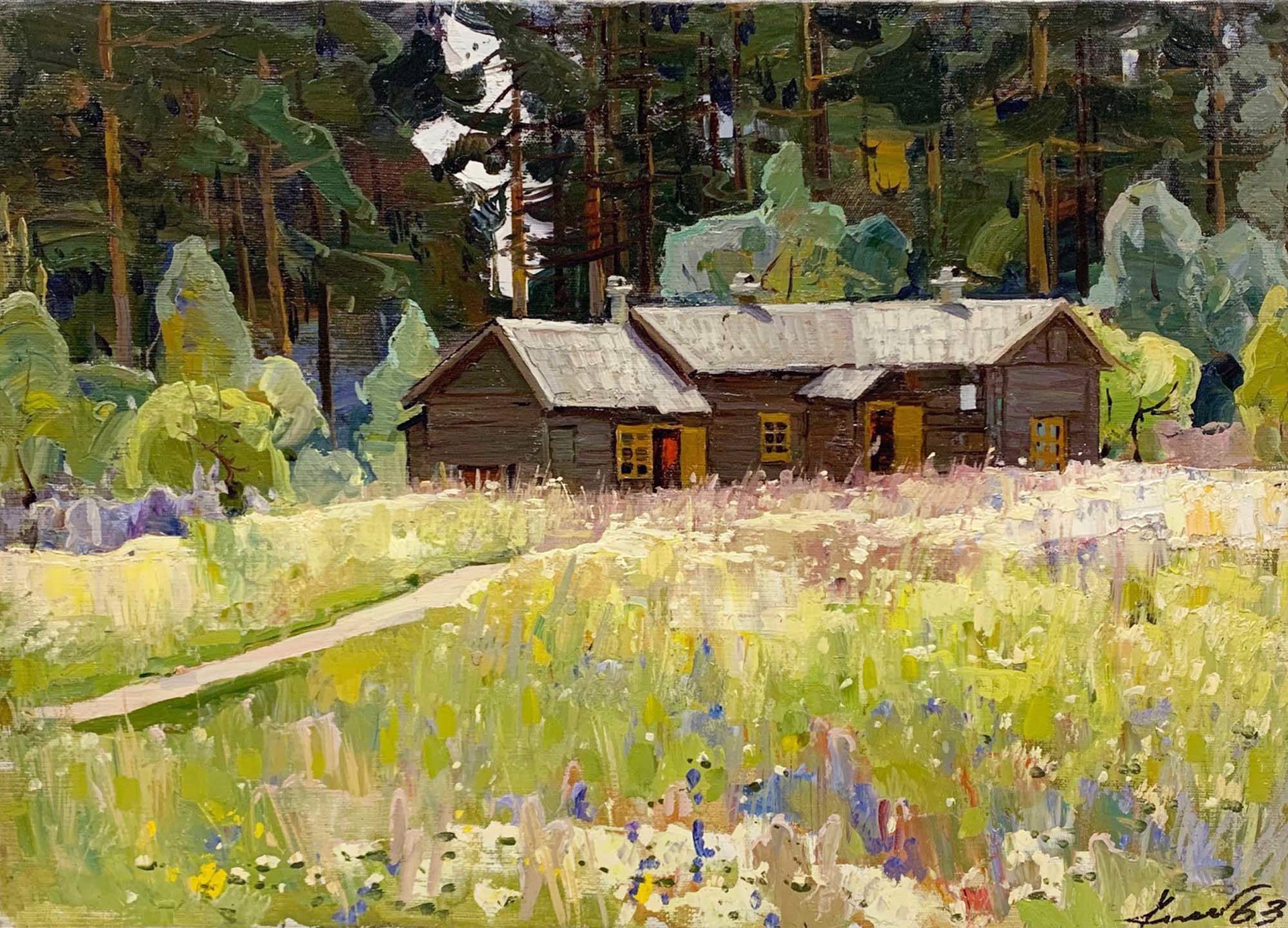 House in the Forest by Sergei Klimov