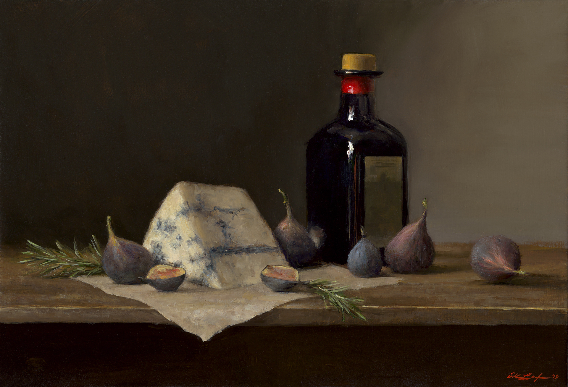 Blue Cheese and Figs by Sarah Lamb