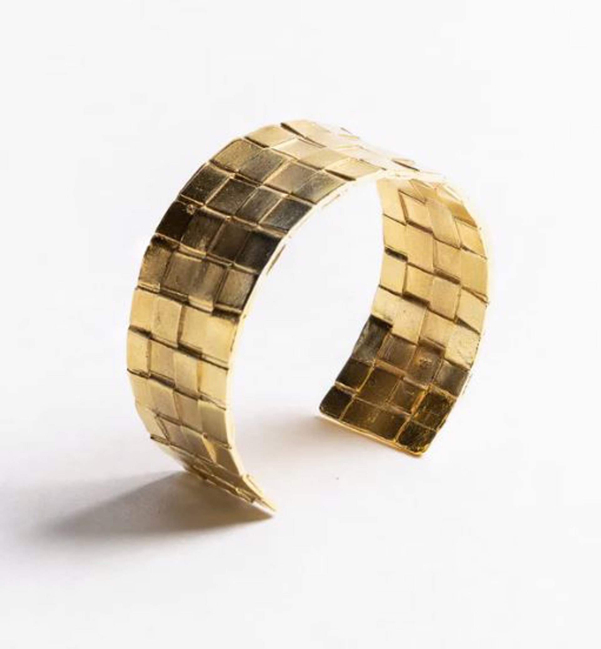 Woven Cuff - Gold Plated by Sydnie Wainland