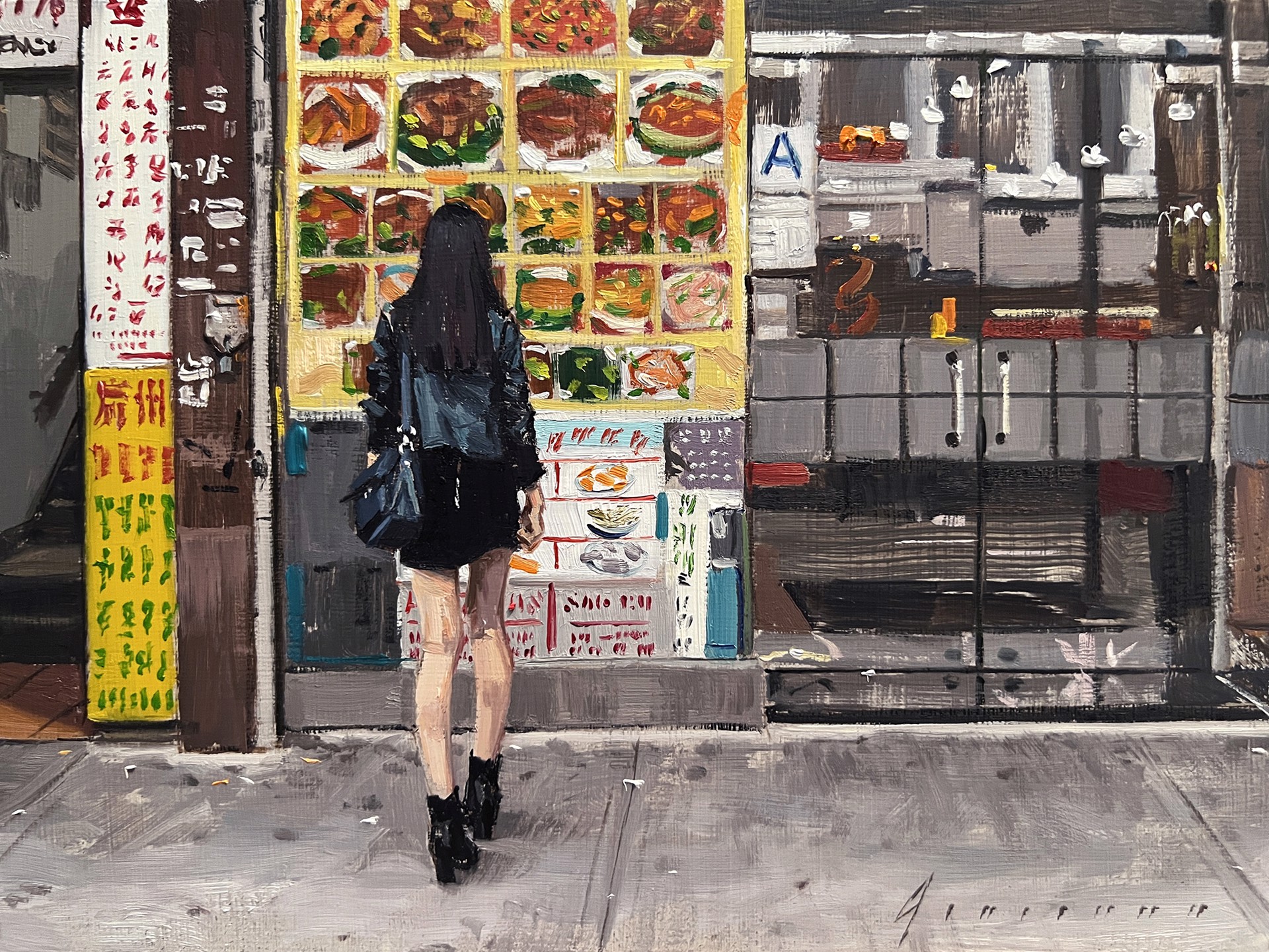 Andreea in Chinatown by Vincent Giarrano