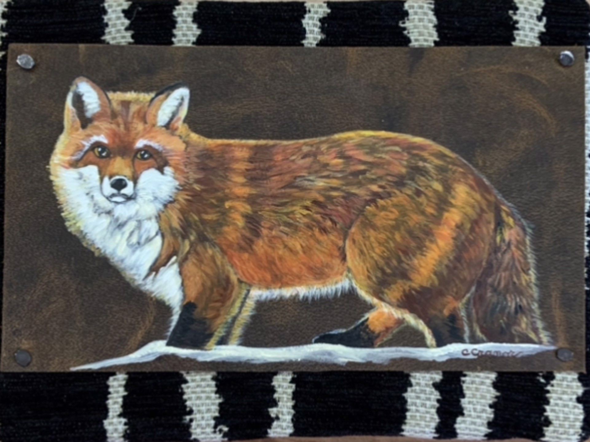 Sunlit Fox by Cindy Cranor