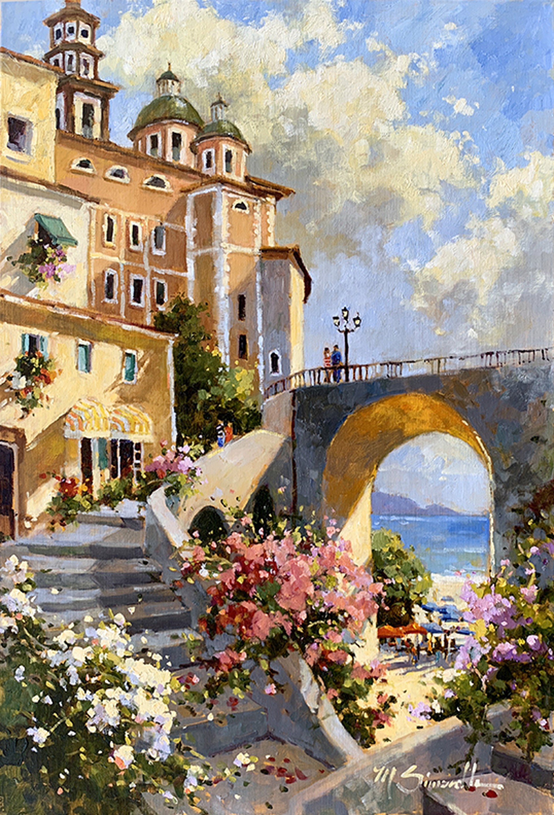 Amalfi Village by Marilyn Simandle