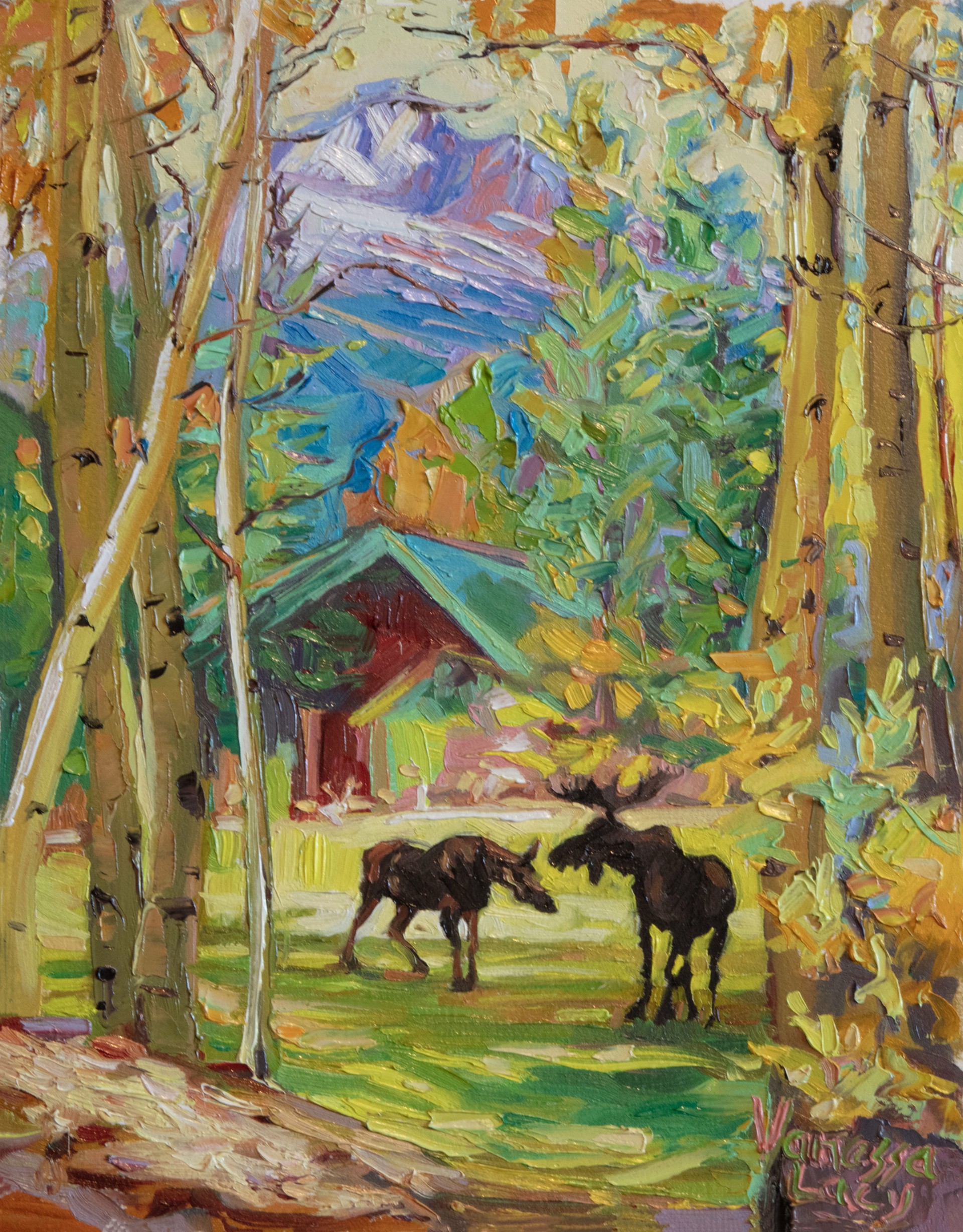 Aspen's Watchful Herd by Vanessa Lacy