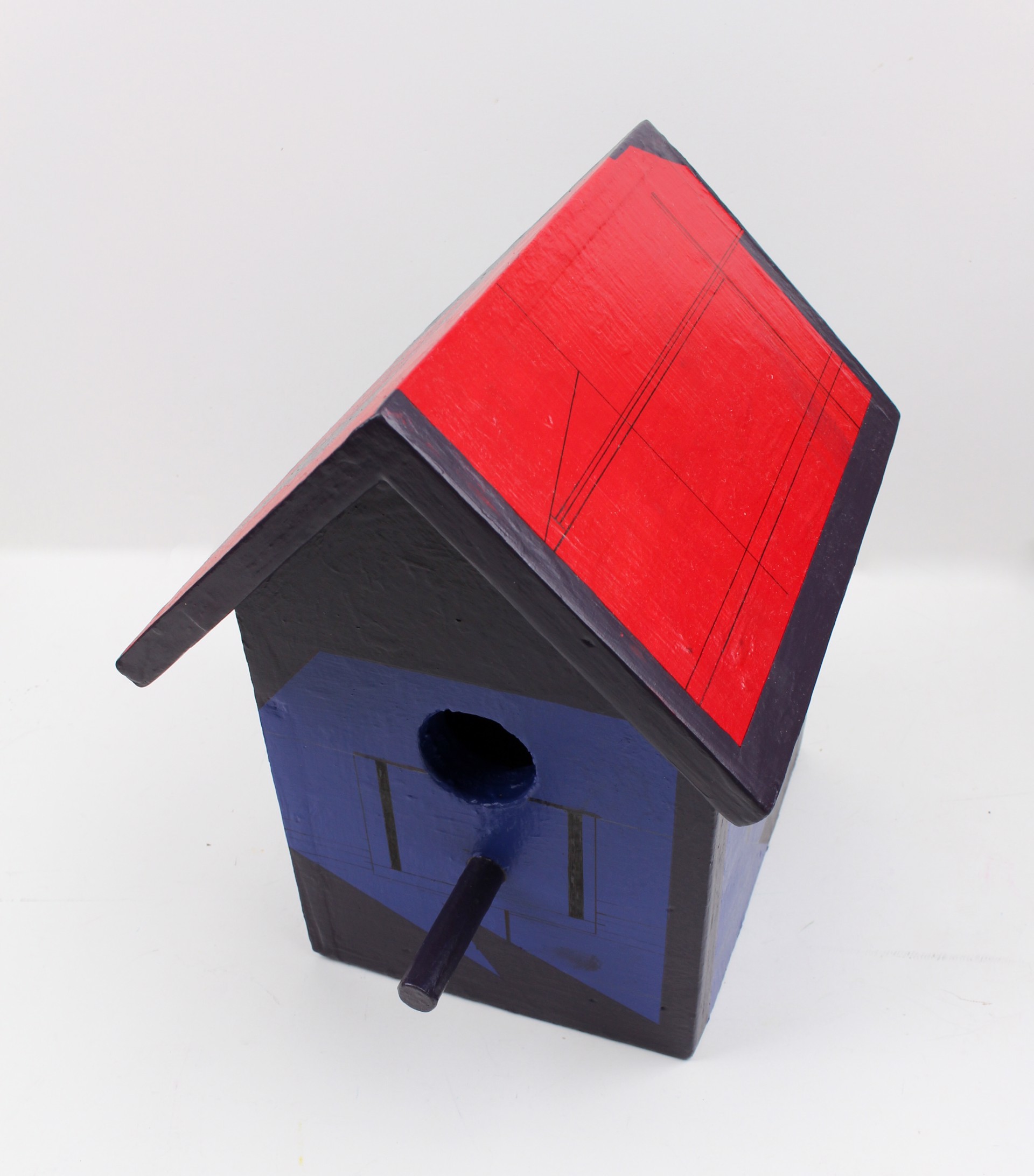 Geometric (birdhouse) by Keith Lewis