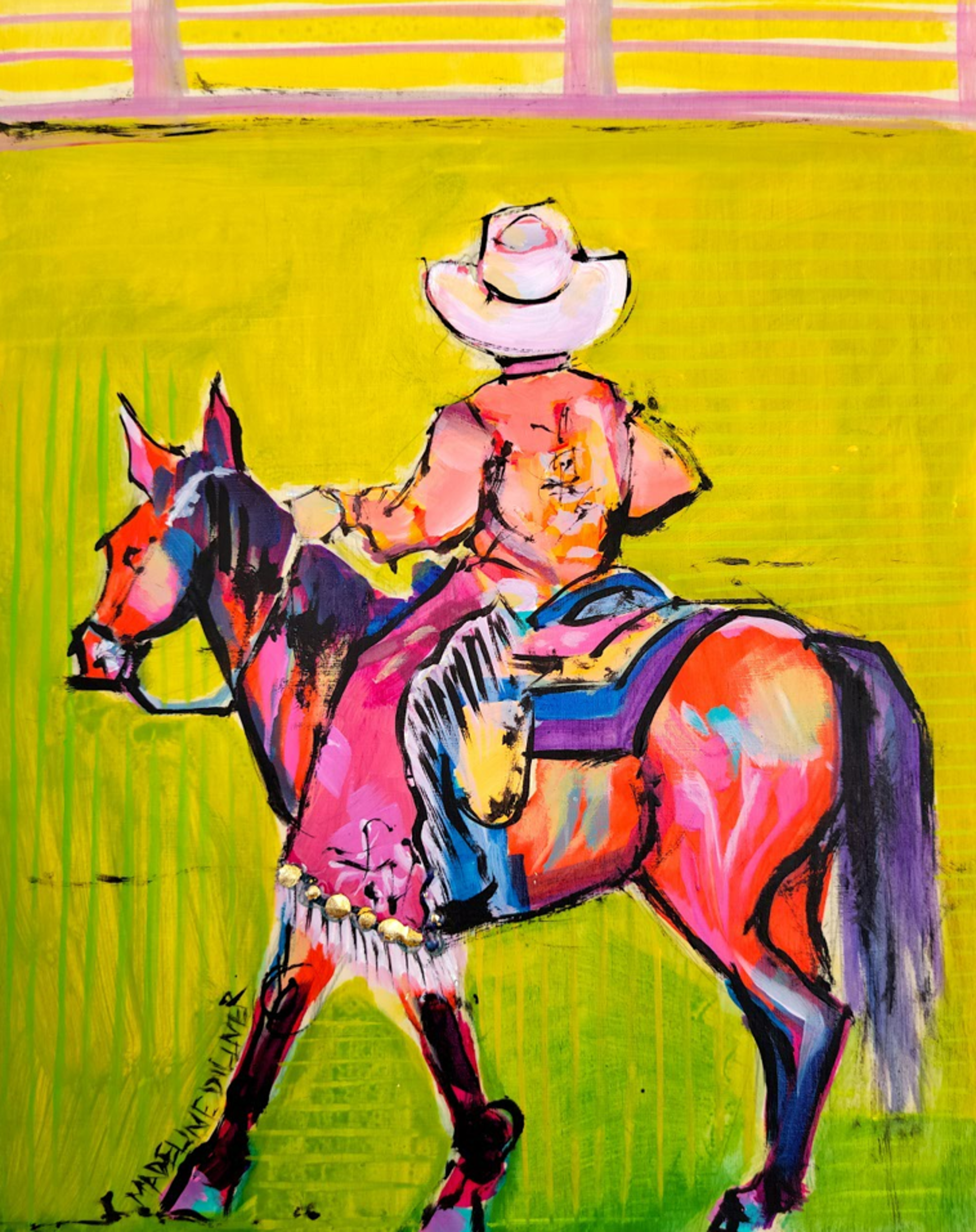 Cowboy I Print (16x20) by Madeline Dillner