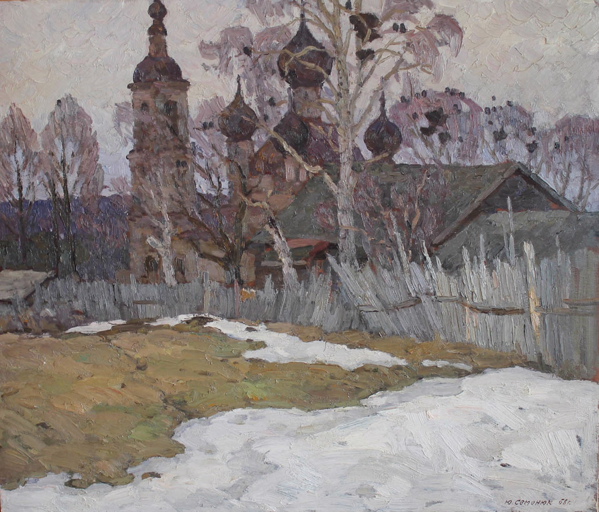 Church in Andreevka by Yuri Semenyuk