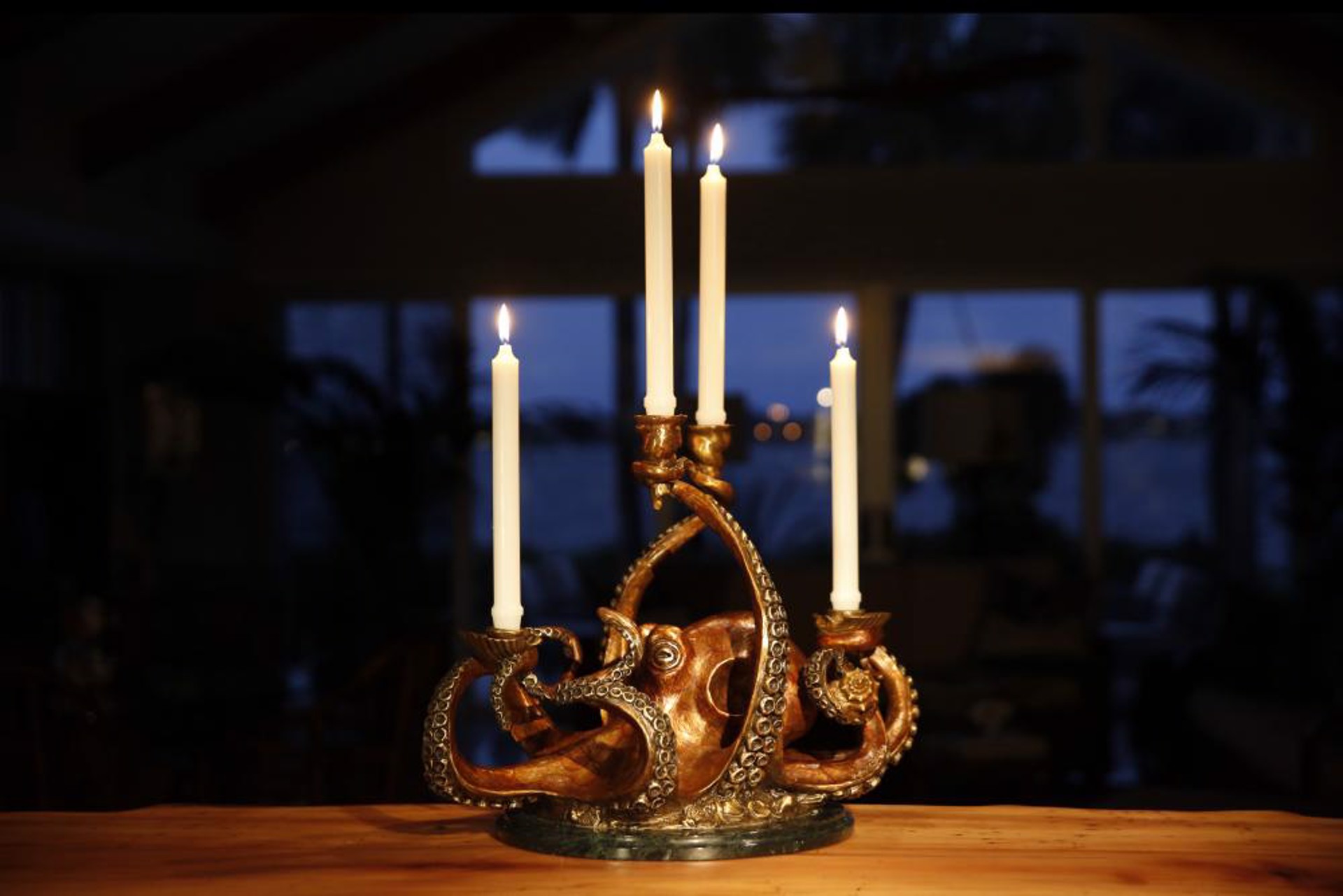 Pieces of Eight Candelabra by Geoffrey C. Smith