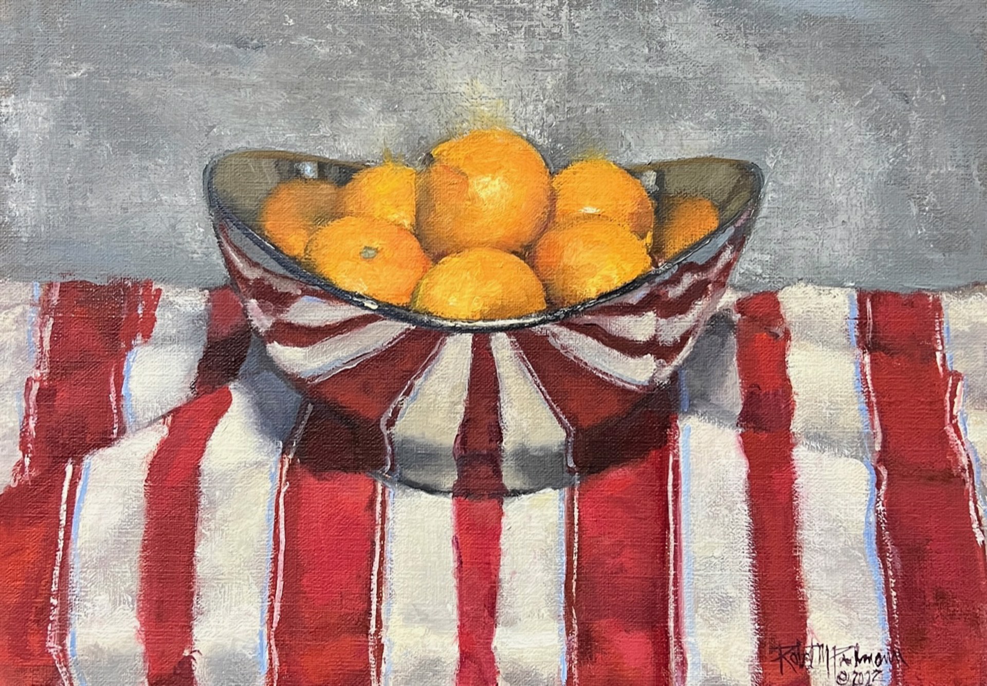 Mandarins with Red Stripes by Robert Paulmenn