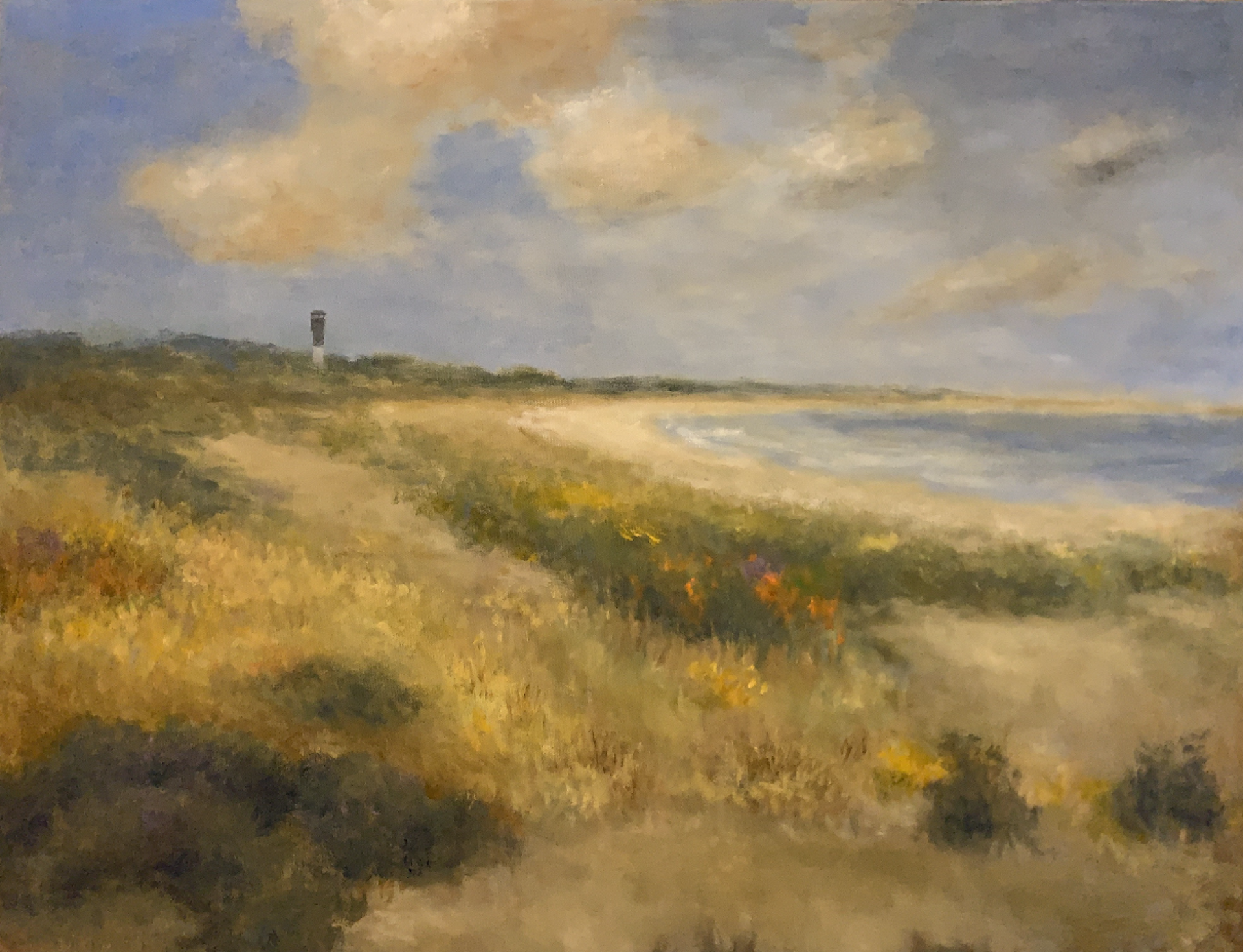 Lighthouse and Summer Dunes by Jim Darlington