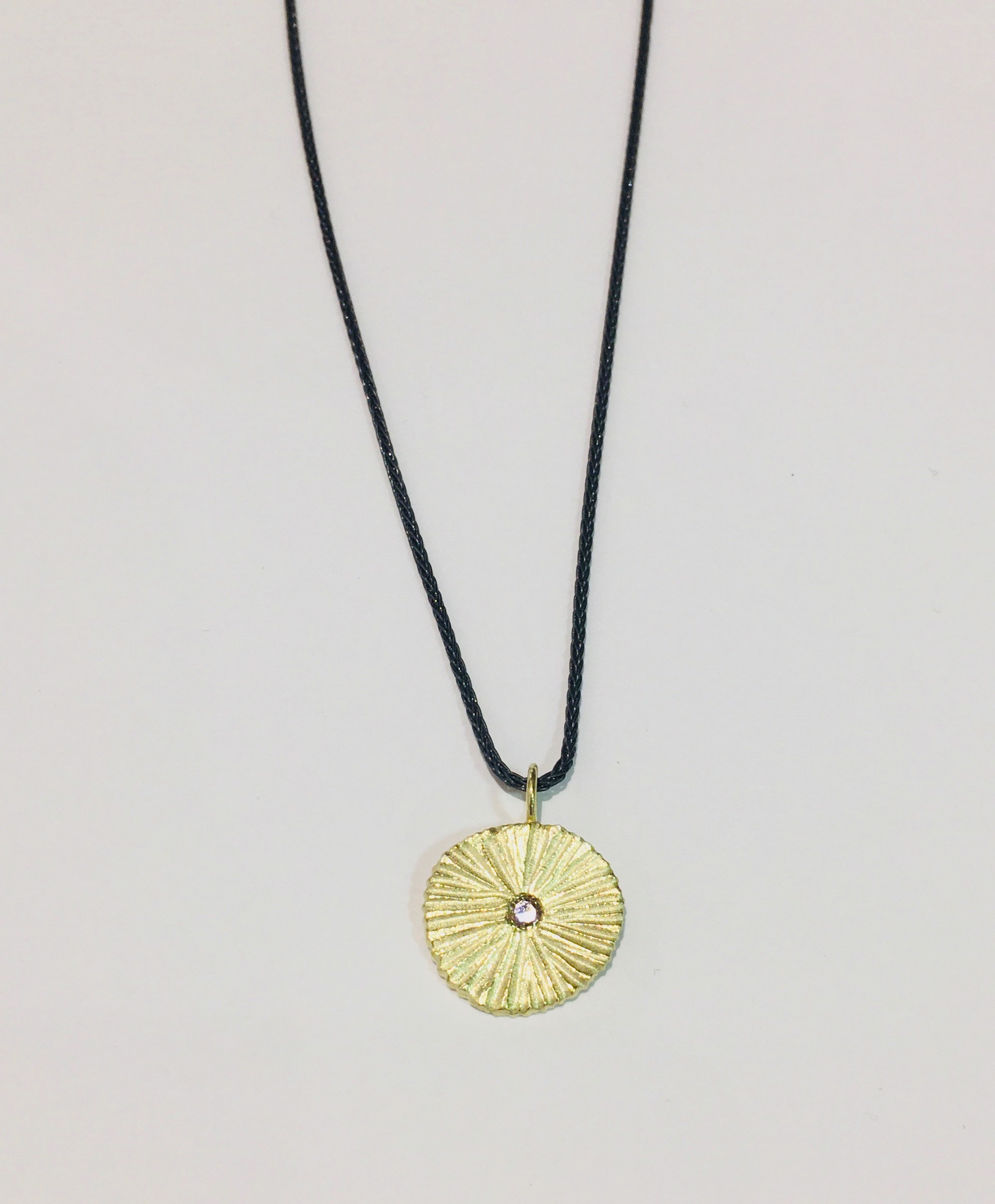 Gold and Diamond Pendant by DAHLIA KANNER