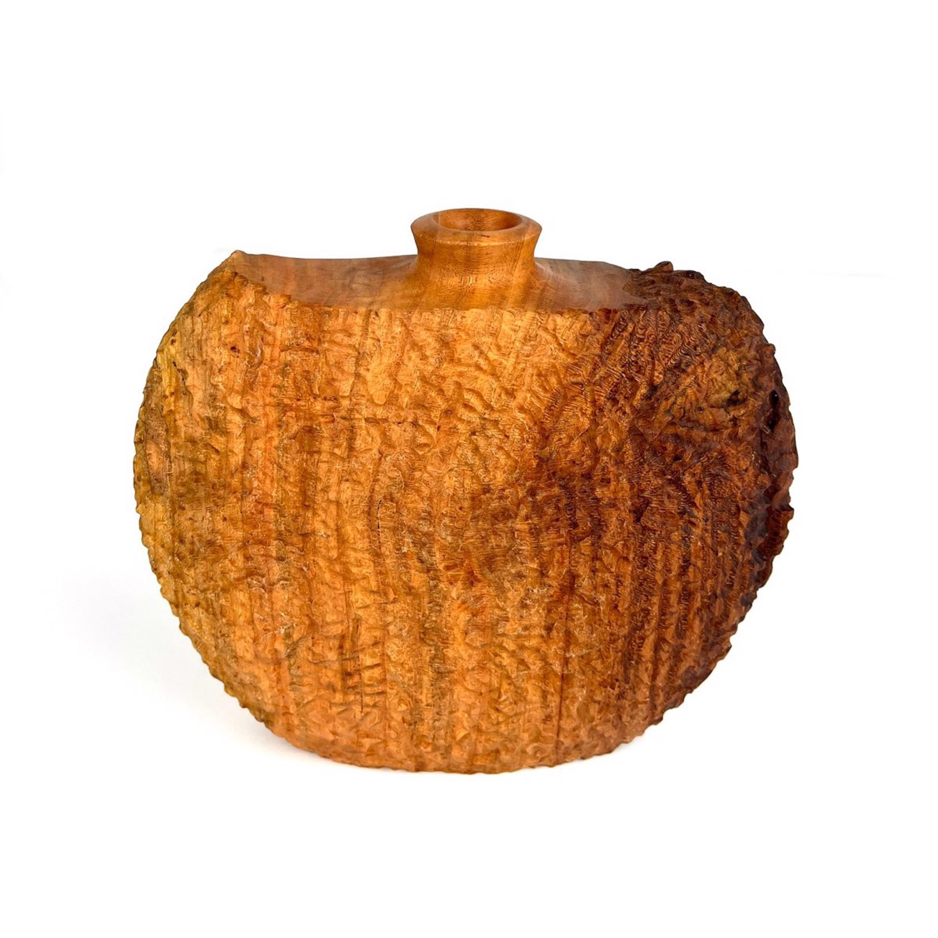 Textured Cherry Vase by Michael Anderson